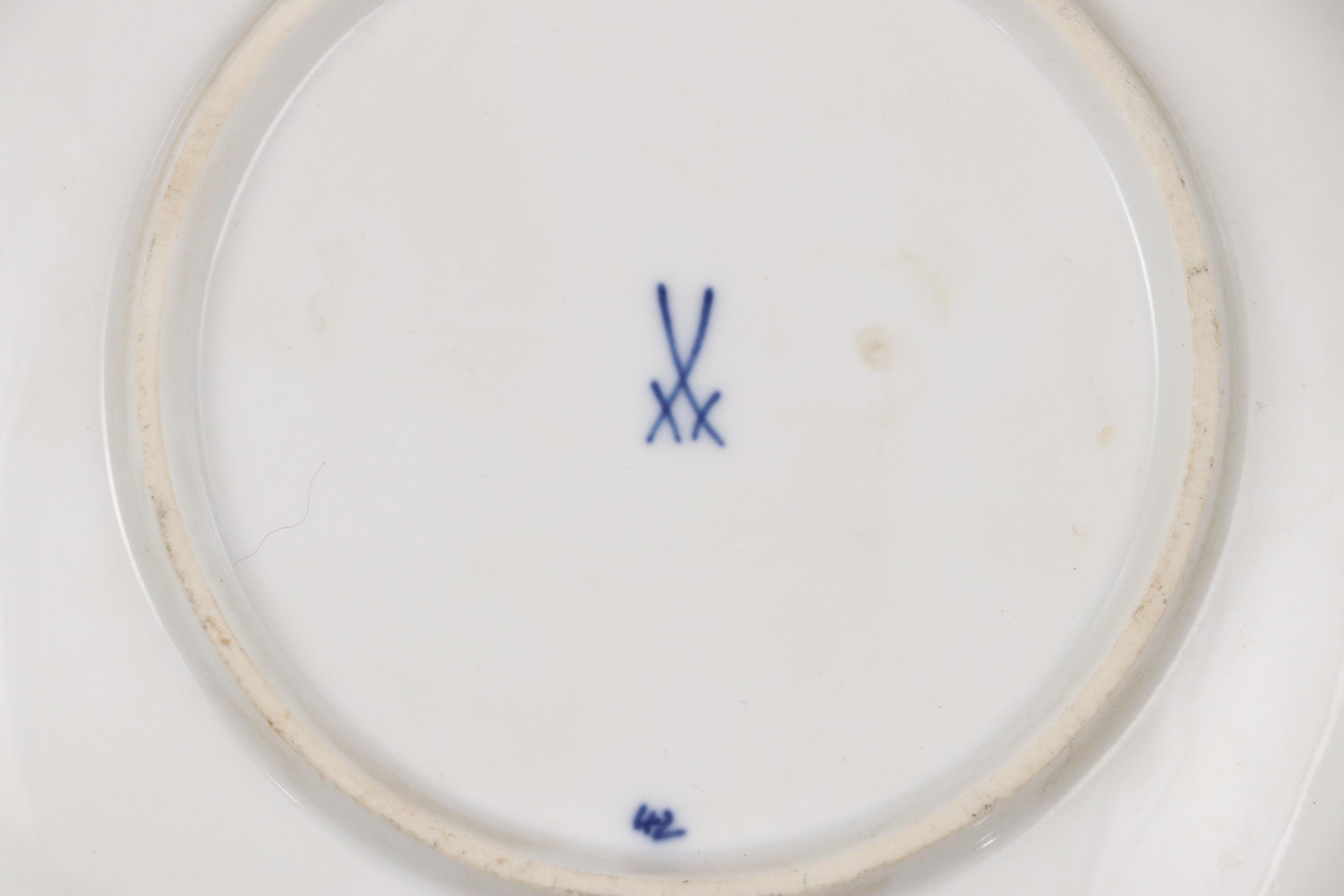 Meissen Porcelain Plate, Bowl, Ashtray, and More Table Accessories