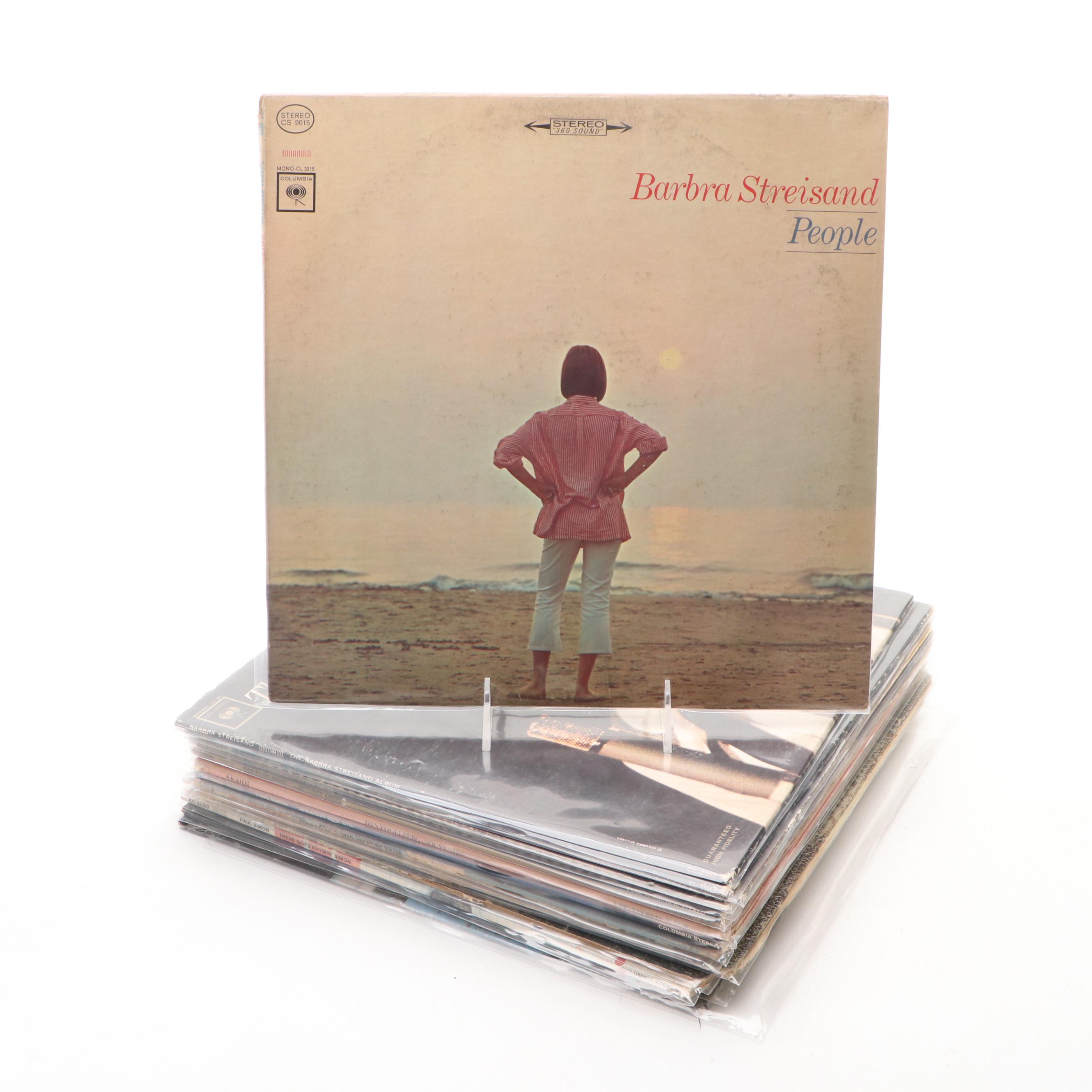Barbra Streisand, Barry Manilow, James Taylor and More Vinyl Records