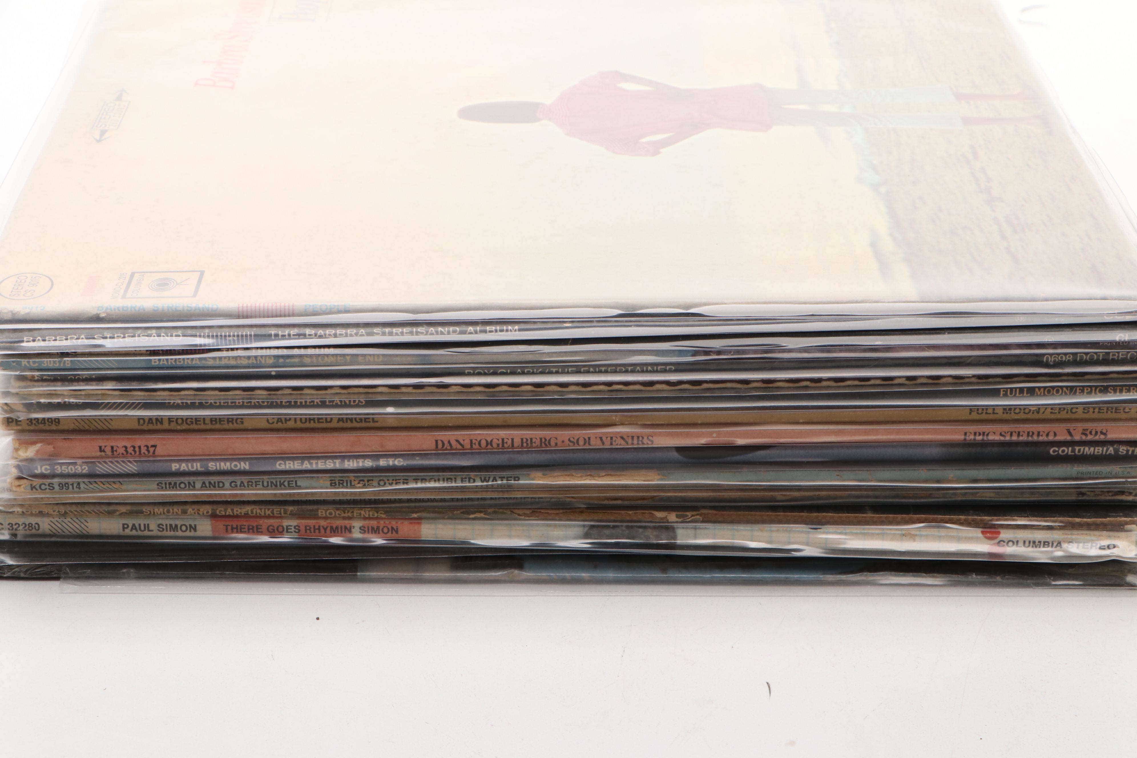 Barbra Streisand, Barry Manilow, James Taylor and More Vinyl Records