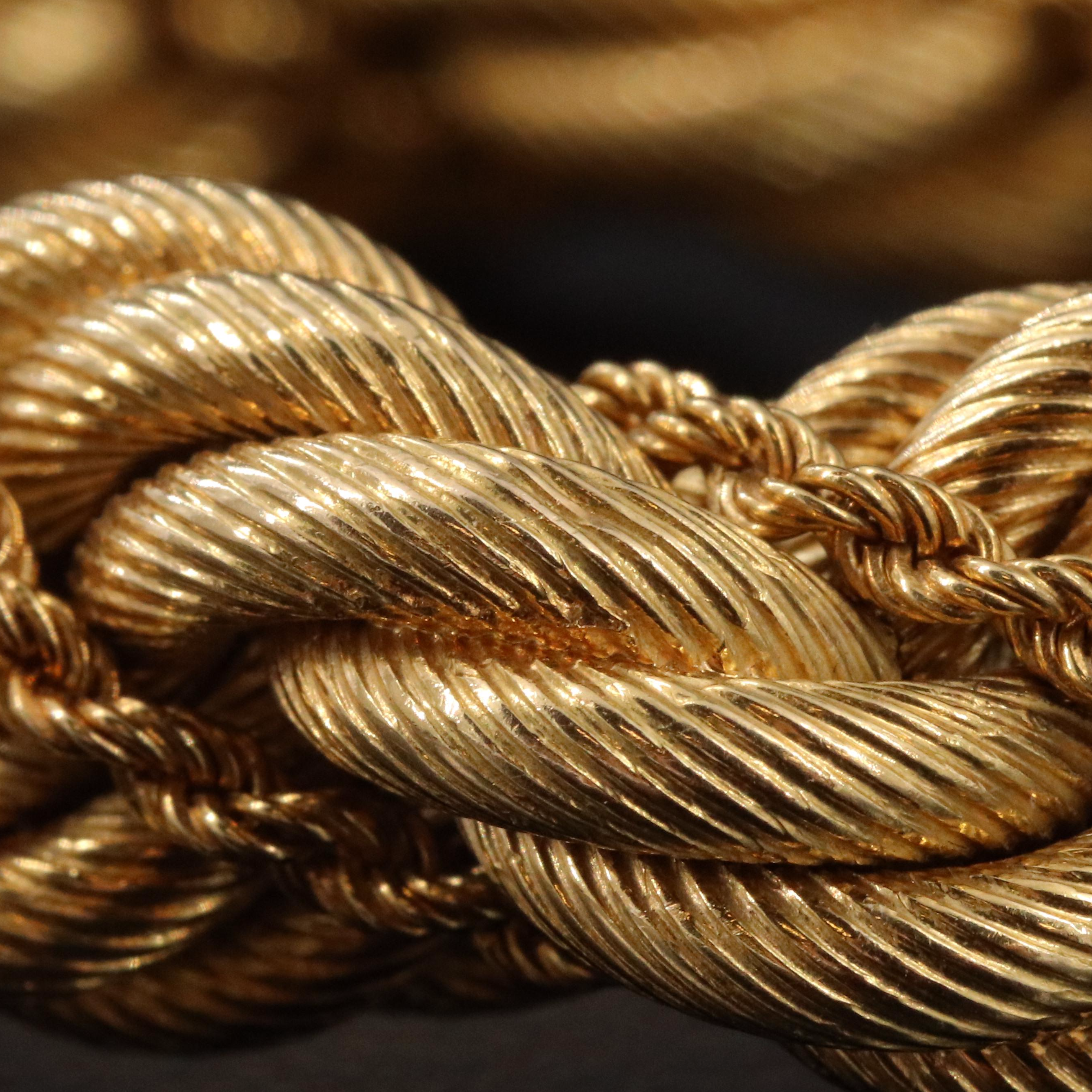 Tiffany & Co. 18K Double Twisted Rope Bracelet