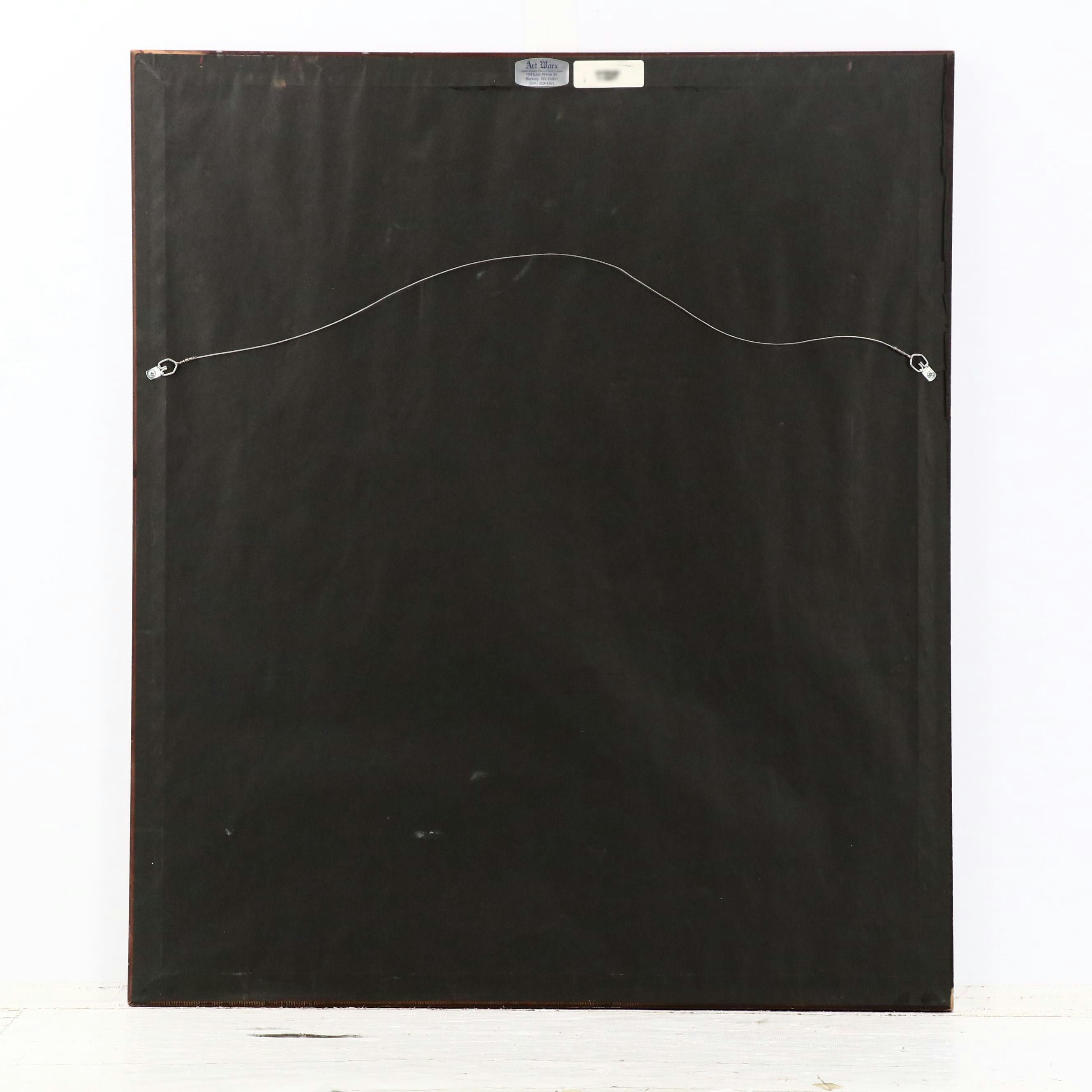 Surrealist Style Offset Lithograph After Michael Parkes "Mars"