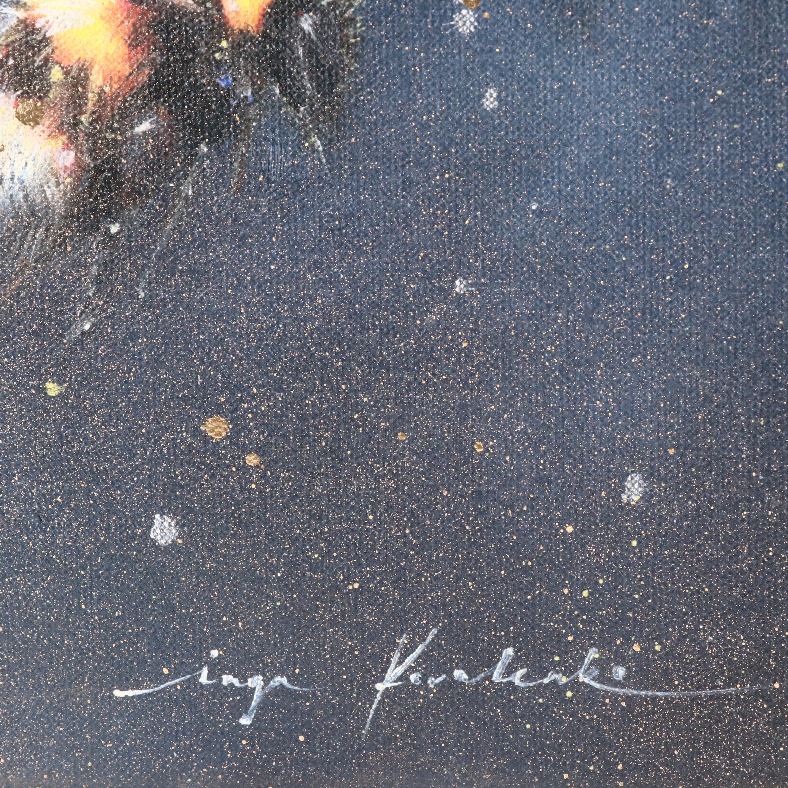 Inga Kovalenko Oil Painting of Bees, 2025