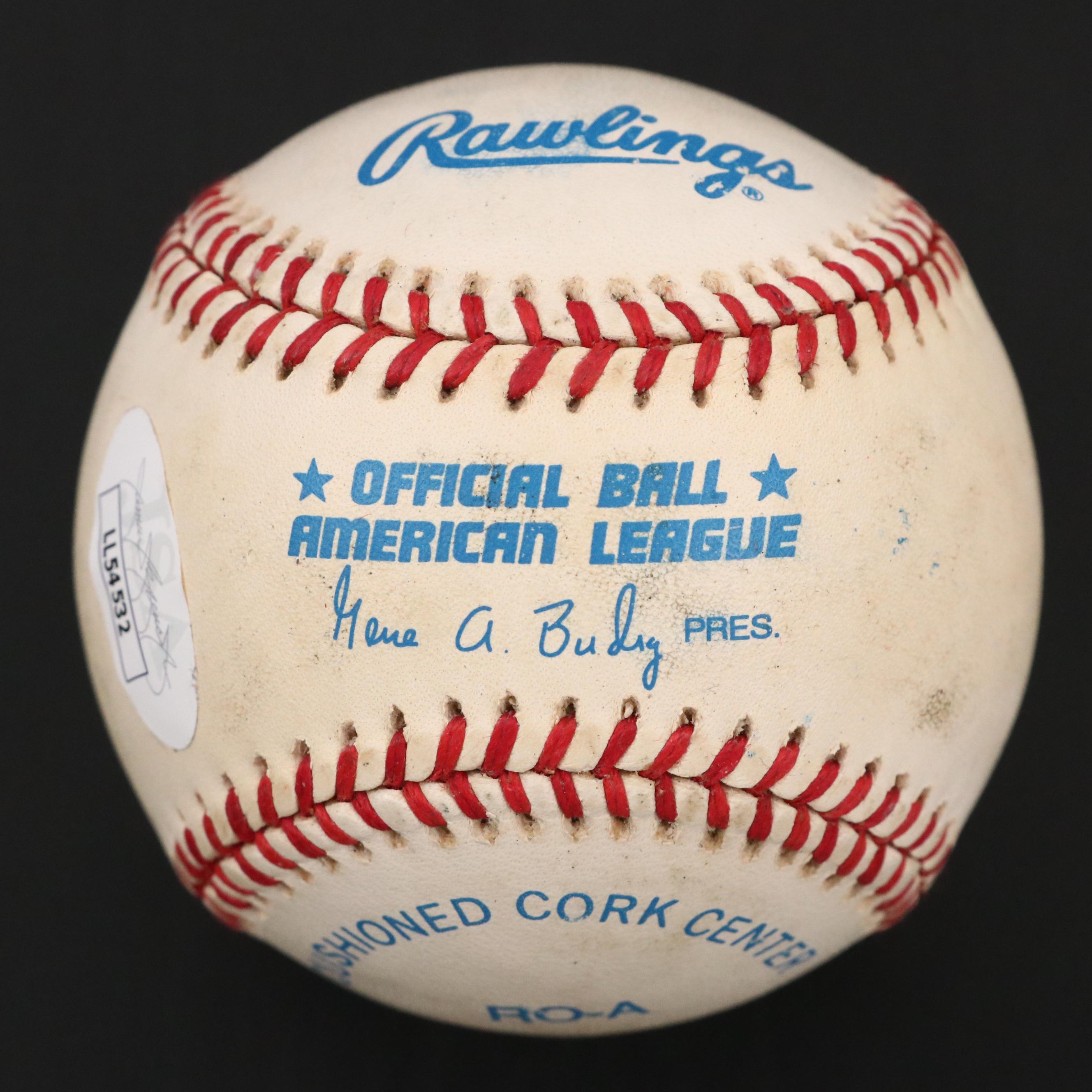 Tony La Russa Signed Rawlings Official Baseball with Bobby Cox Signed Card, JSA