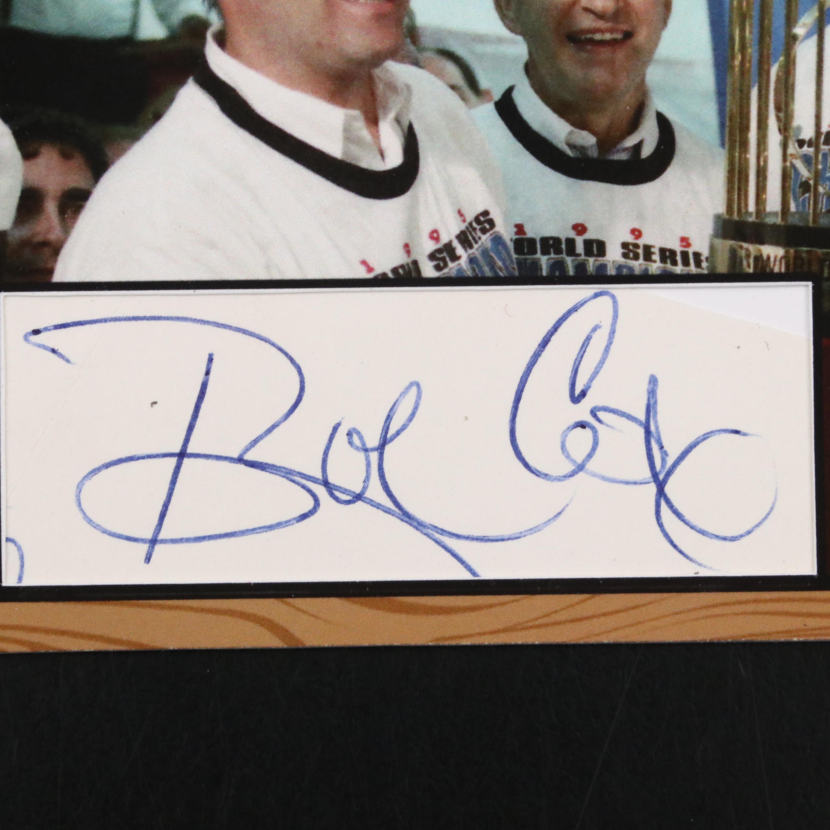 Tony La Russa Signed Rawlings Official Baseball with Bobby Cox Signed Card, JSA