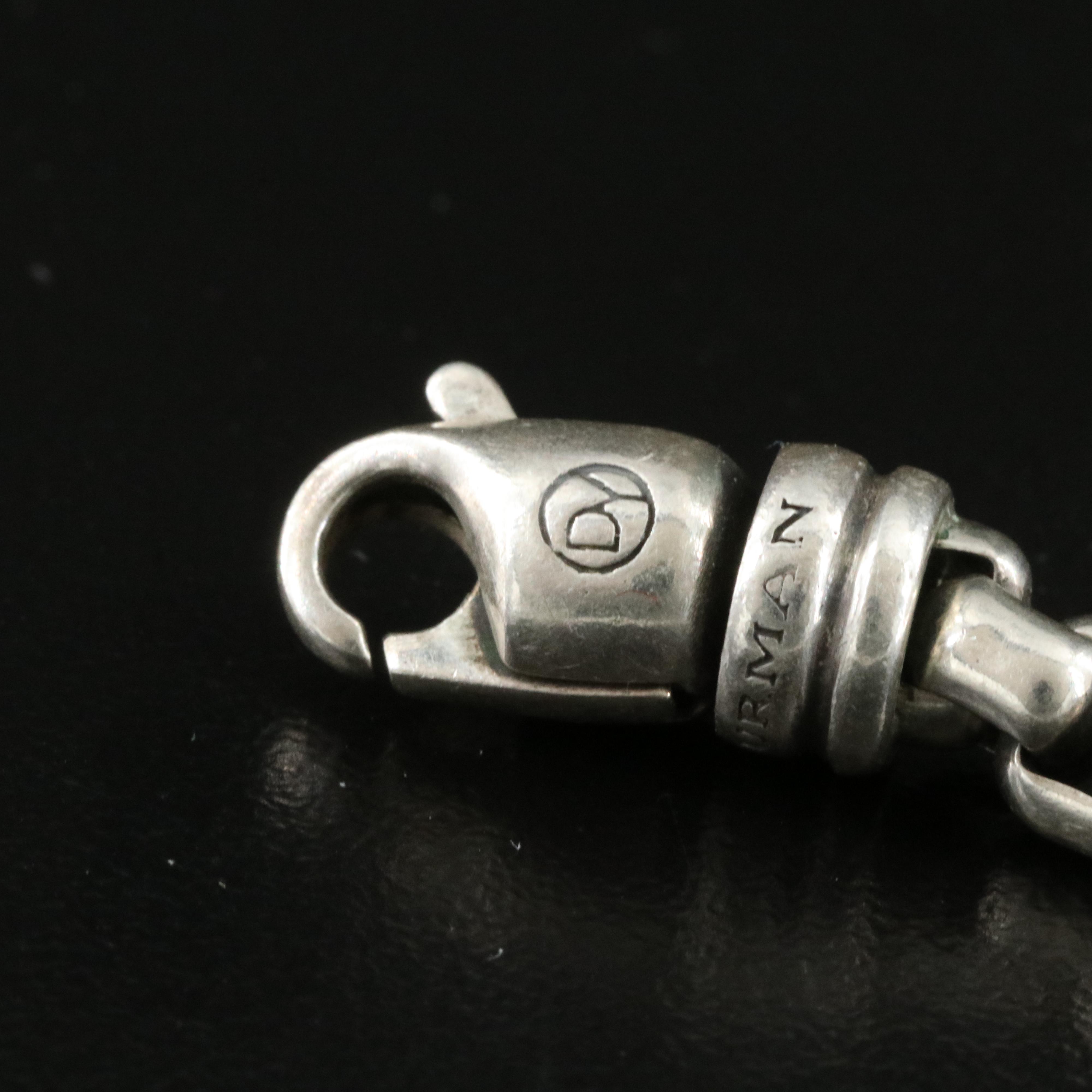 David Yurman Sterling Box Chain Bracelet