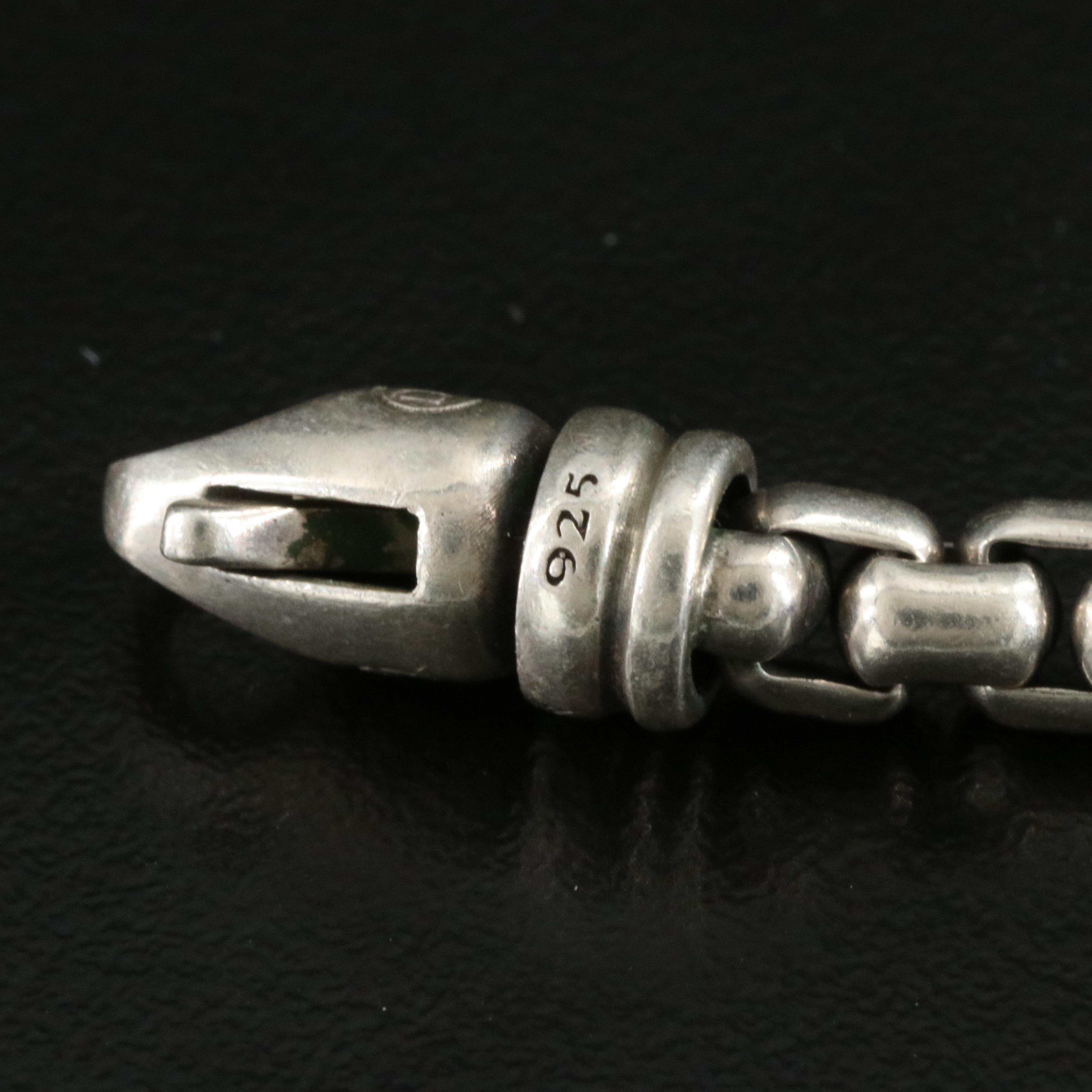 David Yurman Sterling Box Chain Bracelet
