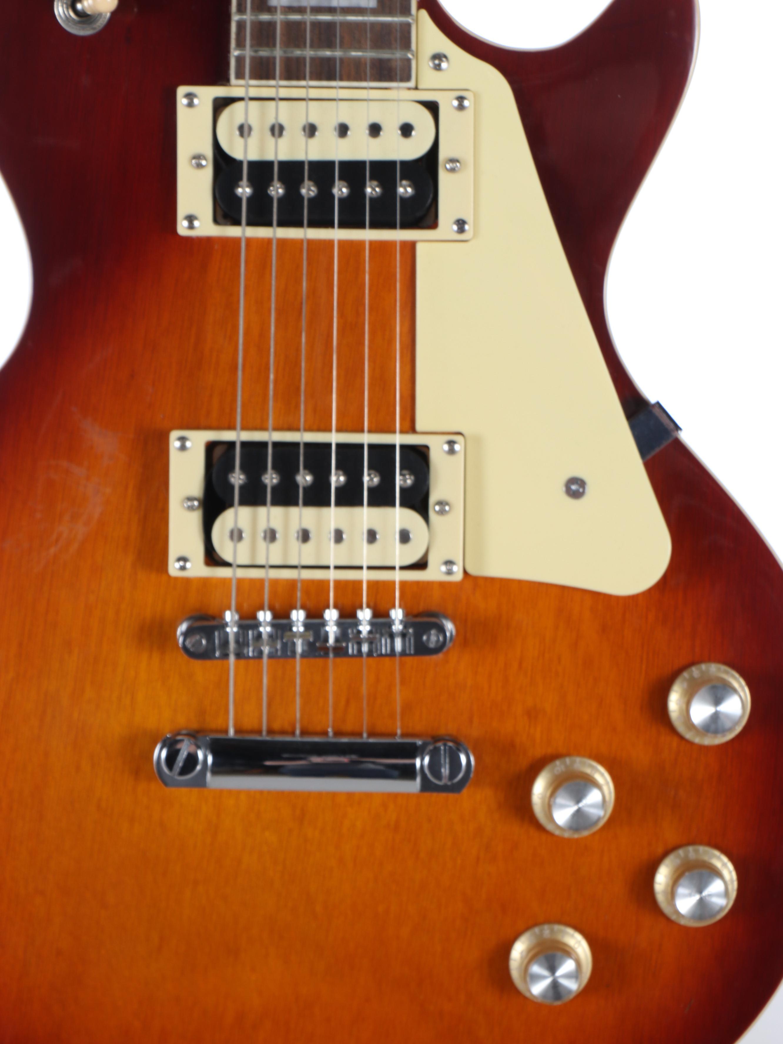 Stagg Les Paul Style Standard L Series Electric Guitar in Violin Sunburst Finish