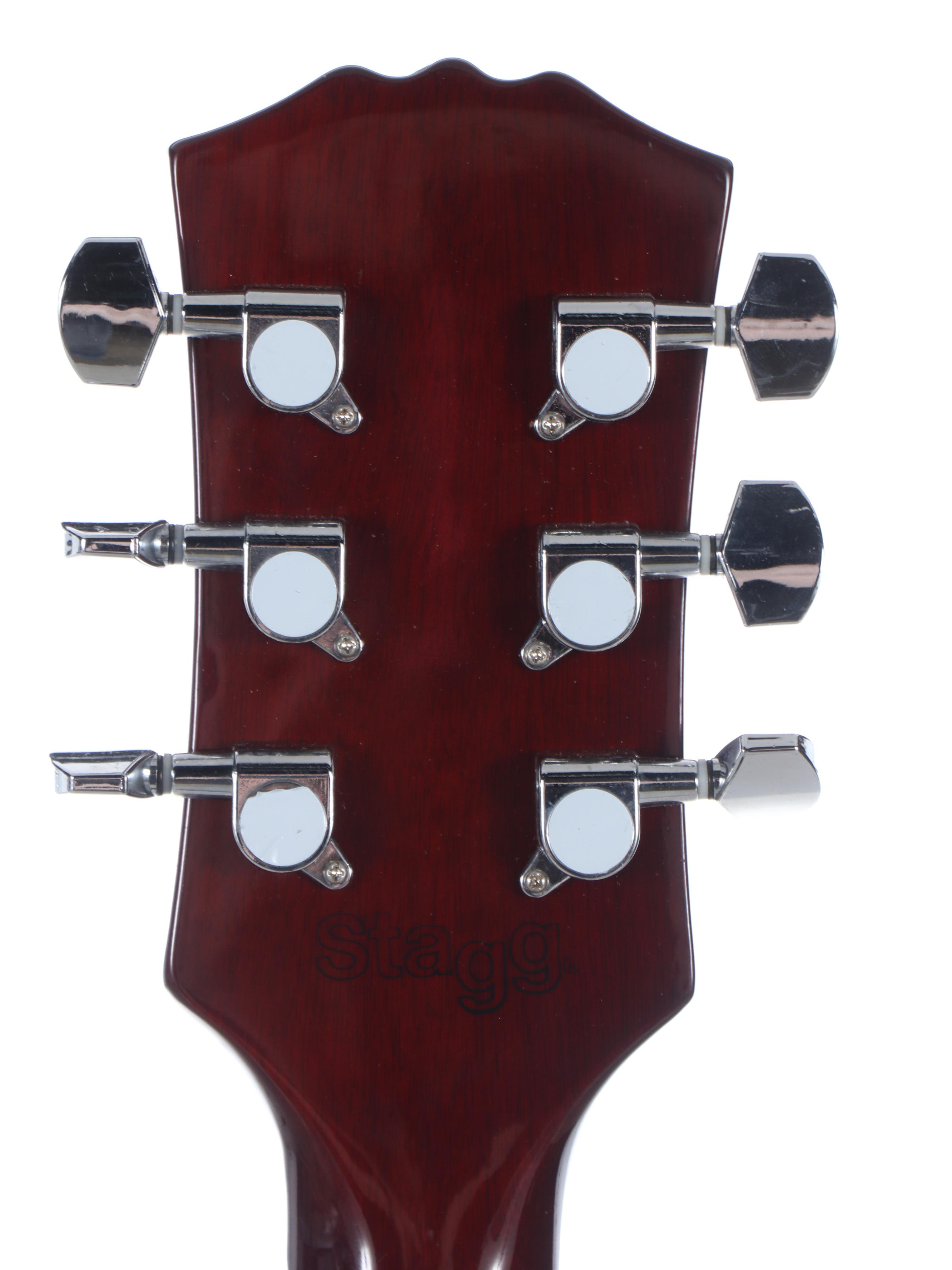 Stagg Les Paul Style Standard L Series Electric Guitar in Violin Sunburst Finish