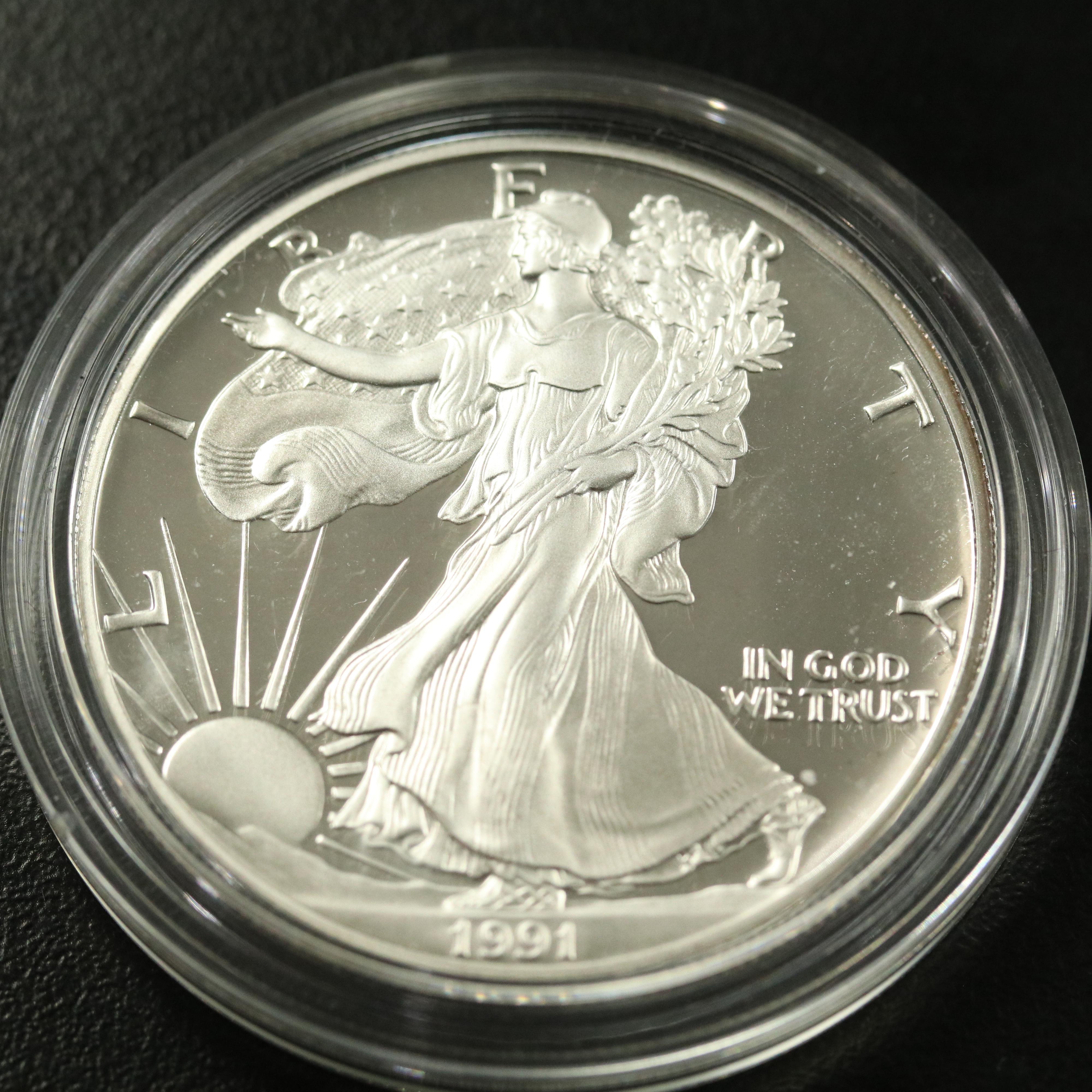 1991-S $1 U.S. Silver Eagle Proof Coin