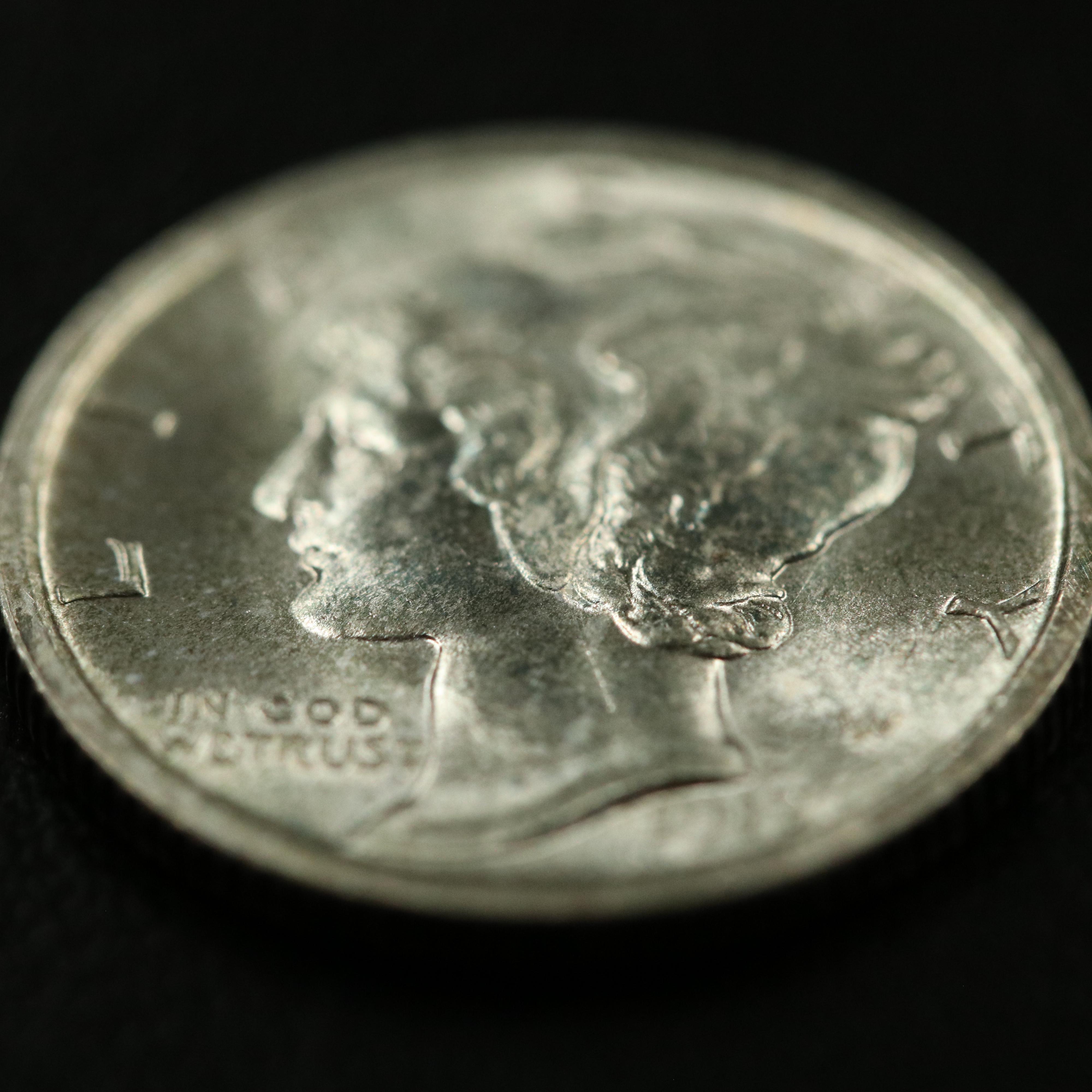 1917 Silver Mercury Dime