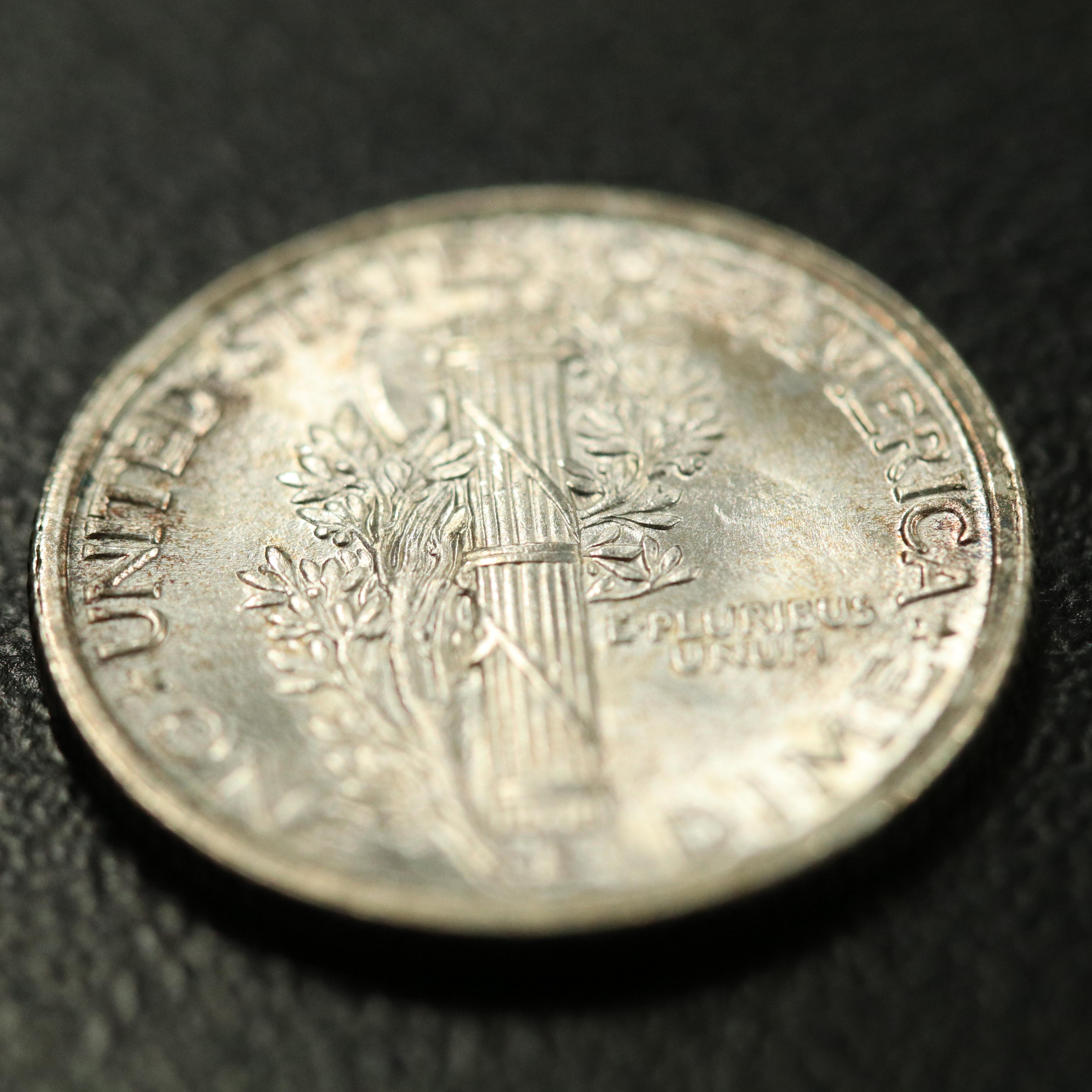 1917 Silver Mercury Dime