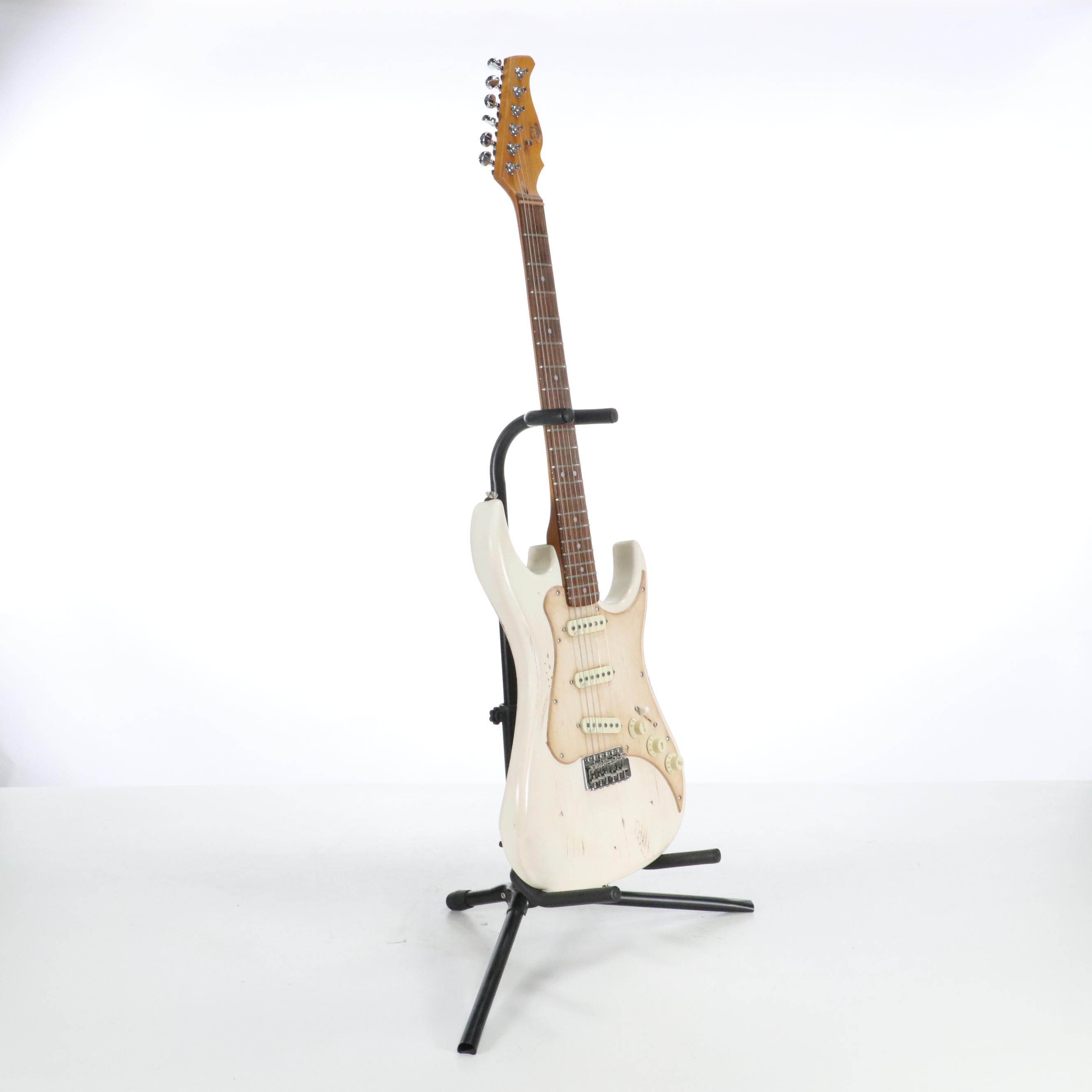 AXL Guitars Badwater Relic'd Strat Type Electric Guitar