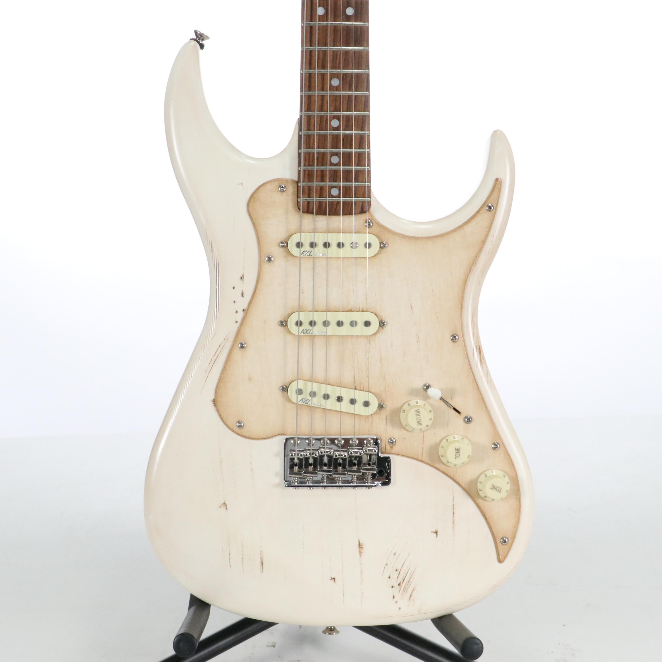 AXL Guitars Badwater Relic'd Strat Type Electric Guitar