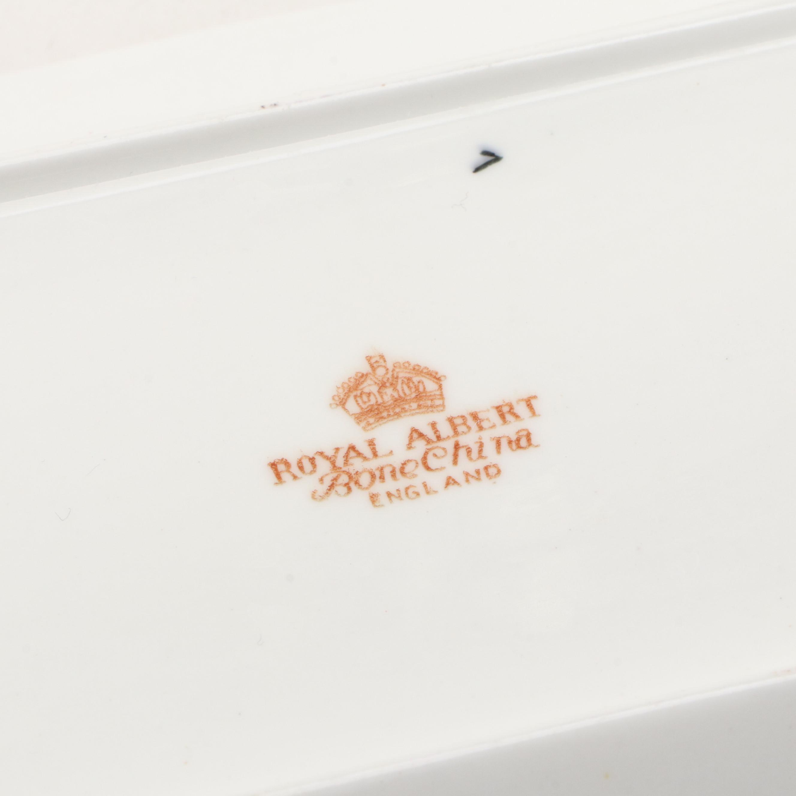 Royal Albert Bone China Teapot and More Table Accessories