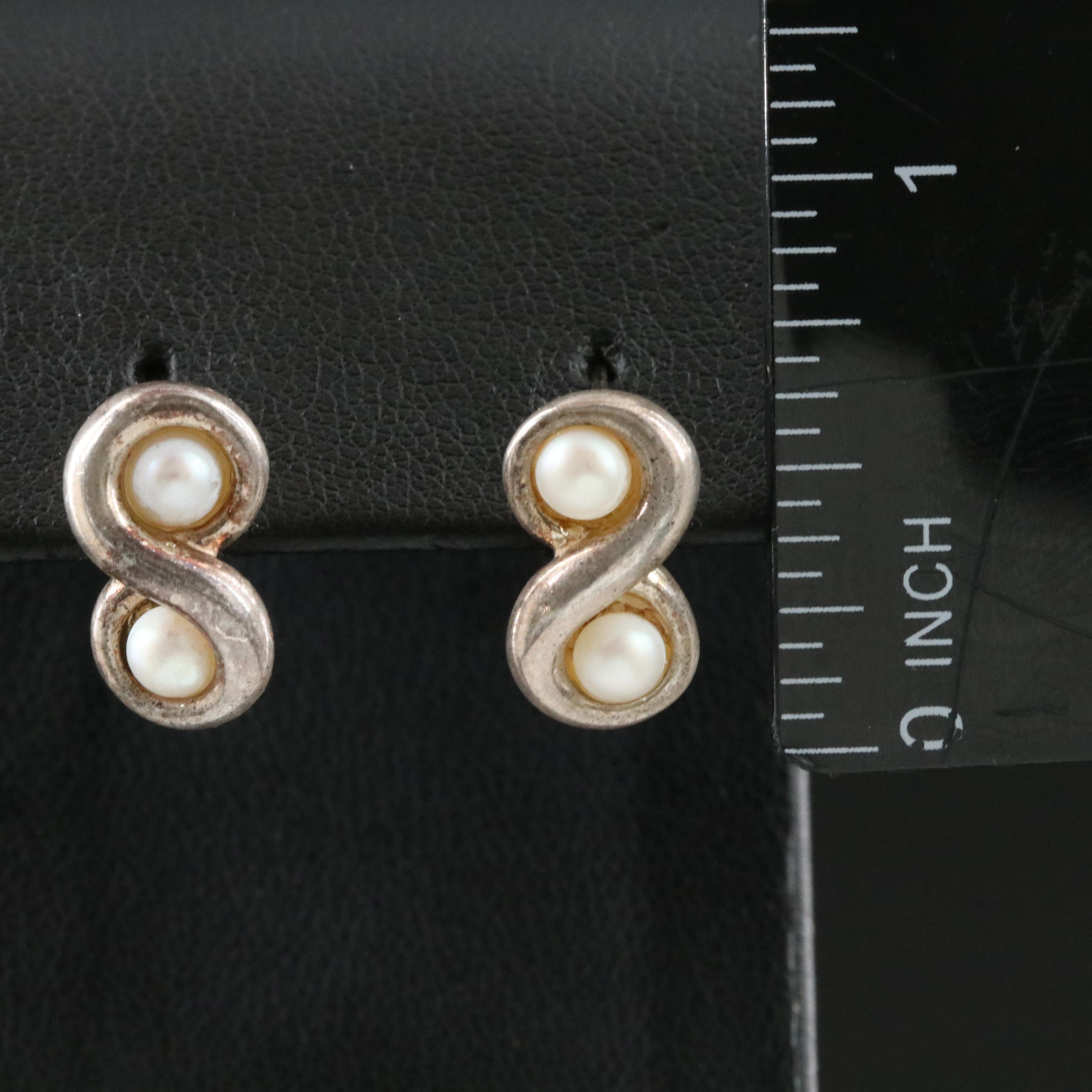 Tiffany & Co. Sterling Infinity Earrings