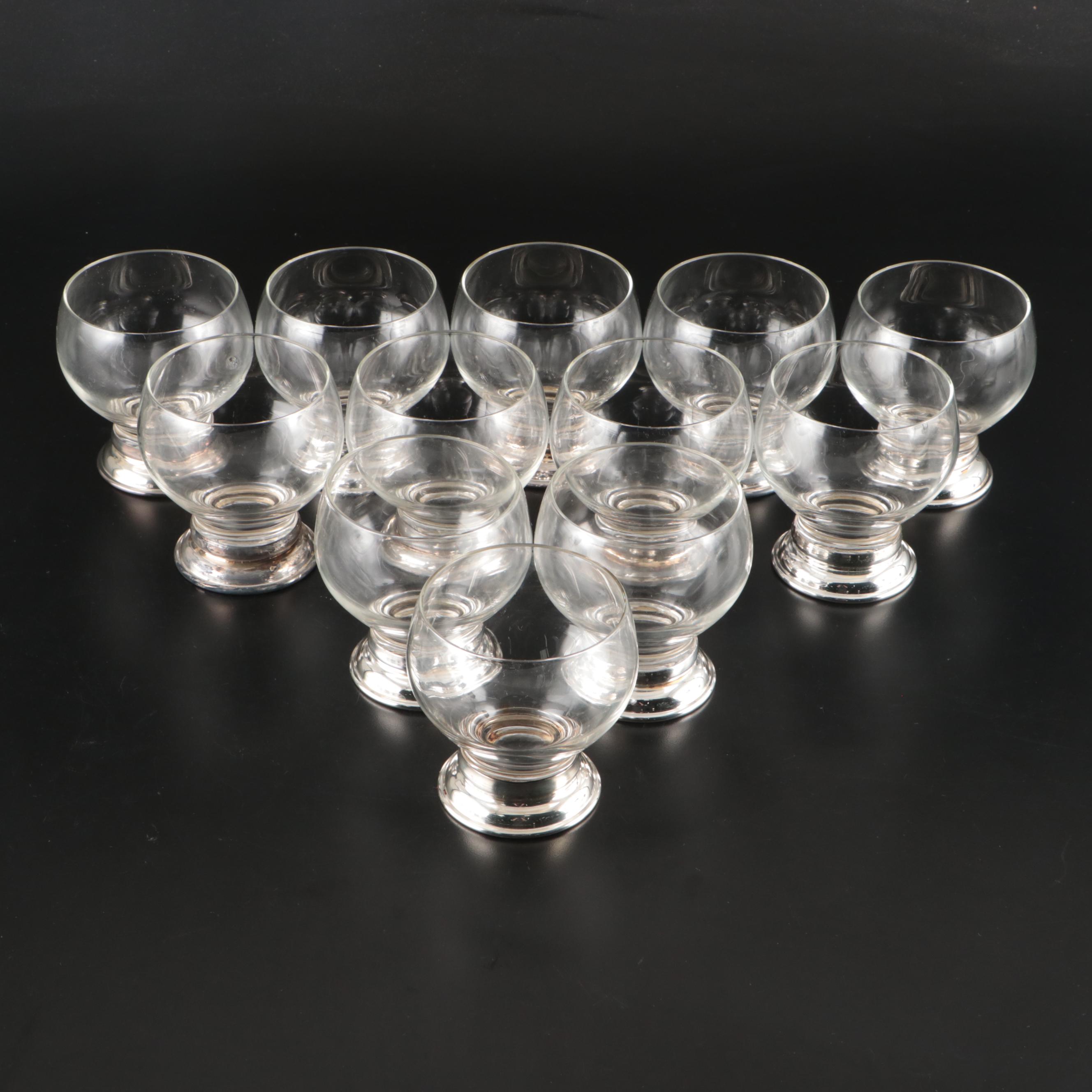 Dorothy Thorpe Glass Pitcher and Caviar Bowls