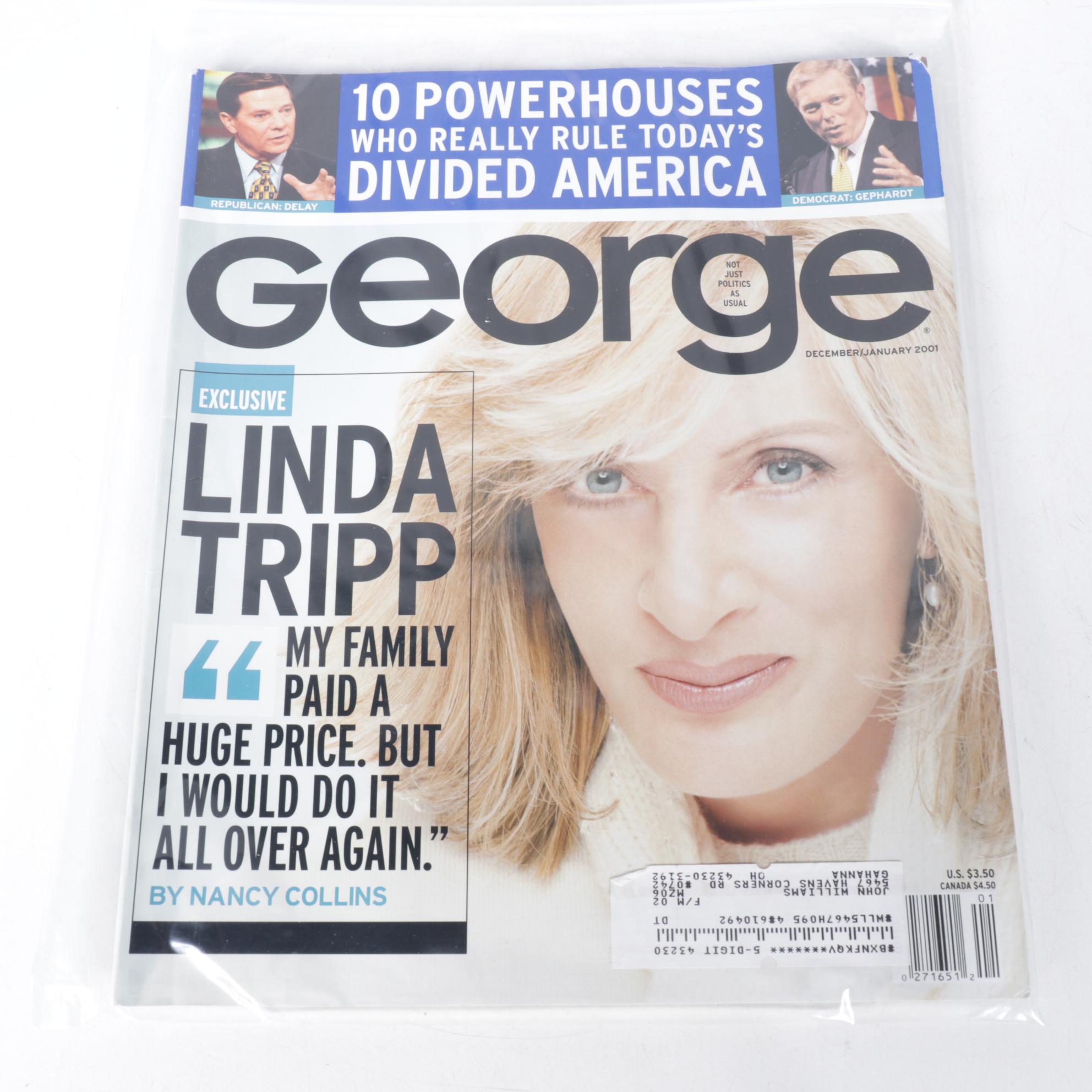 "George" Magazine Issues Featuring Rob Lowe & The West Wing, 1990s/2000s