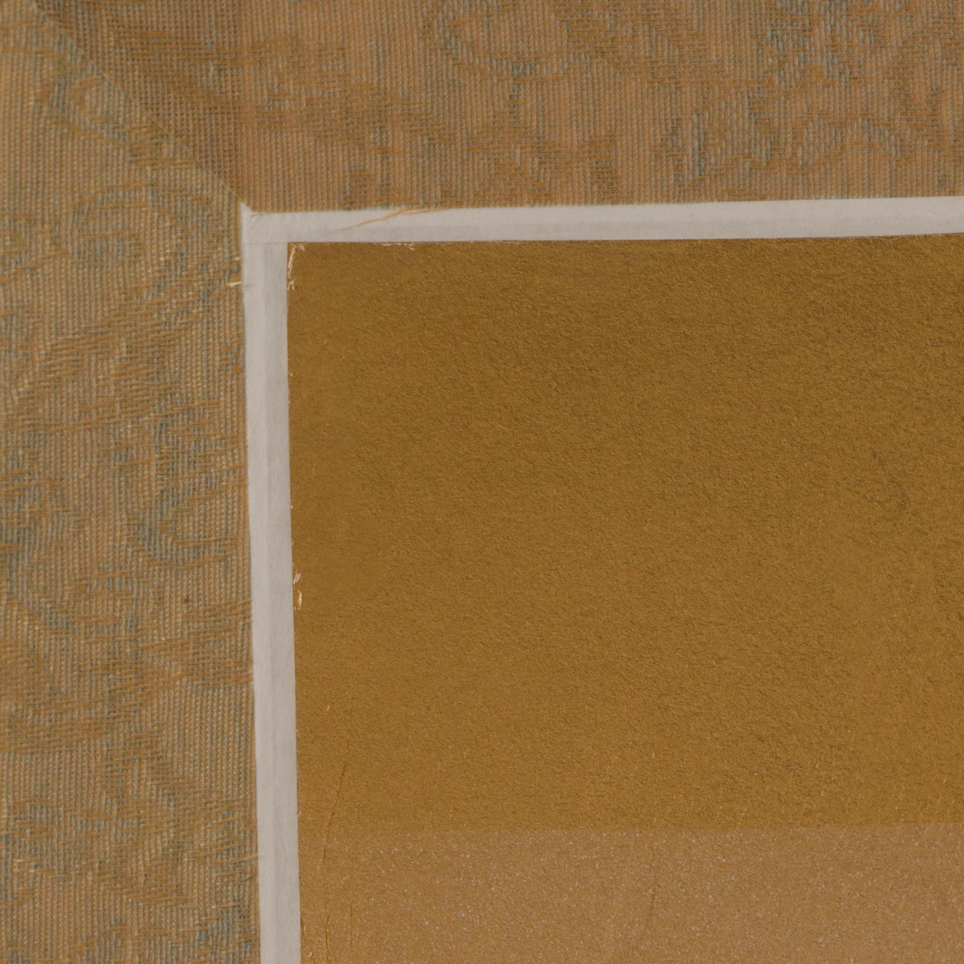 Three Japanese Painted Four-Panel Folding Screens