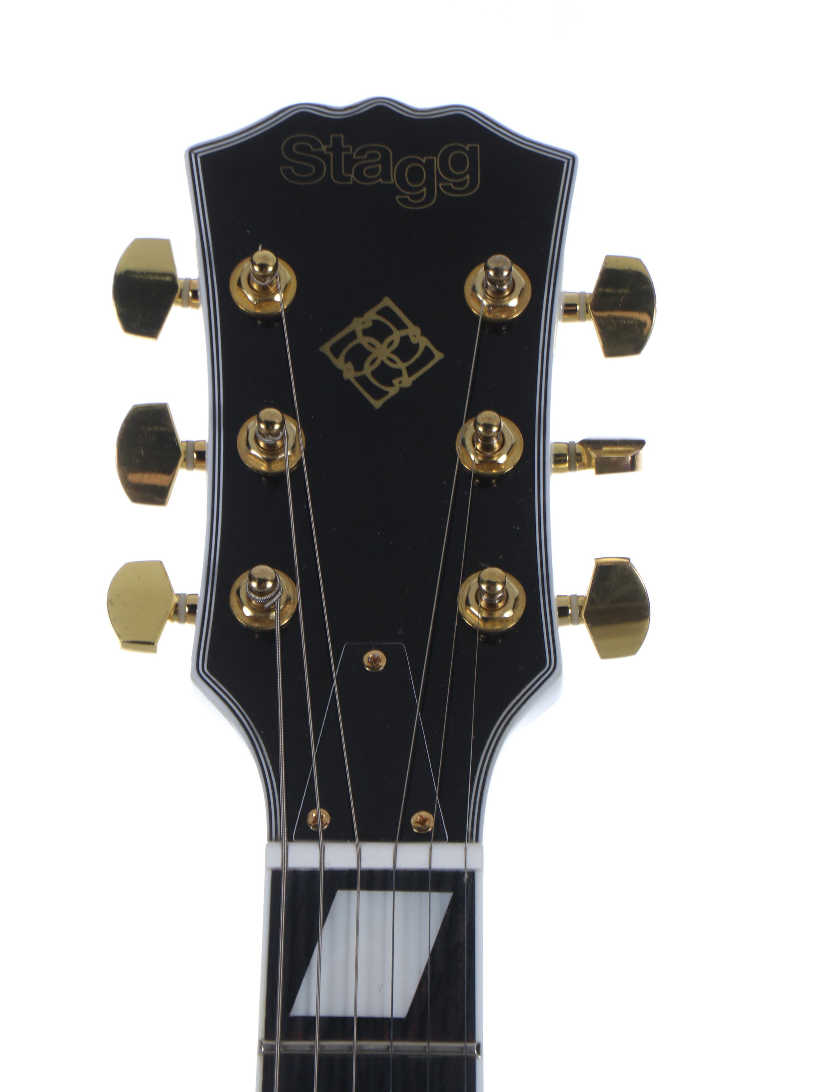 Stagg Standard L-Series Single Cutaway White Electric Guitar