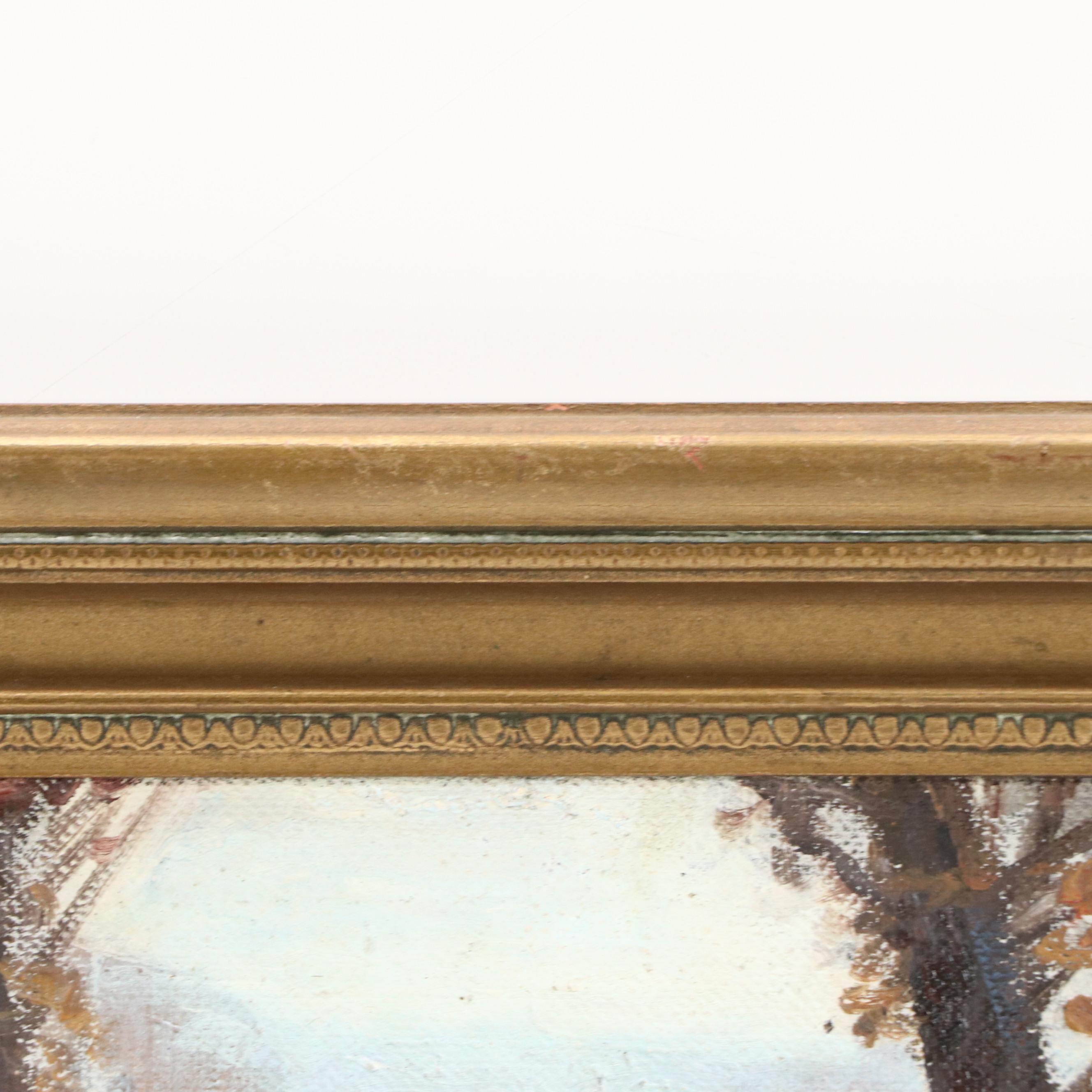 Charles Howard Clawson Jr. Forest Landscape Oil Painting, Mid-20th Century