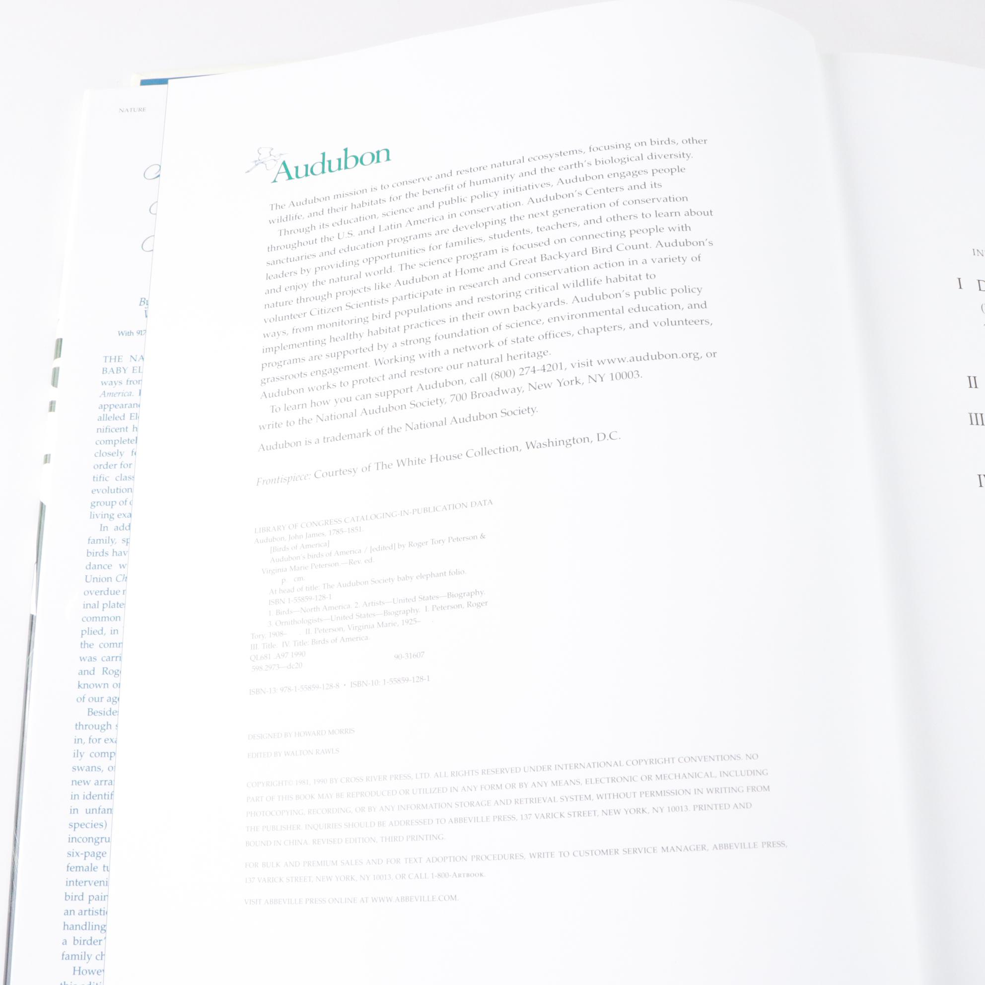 The National Audubon Society Baby Elephant Folio of "Audubon's Birds of America"