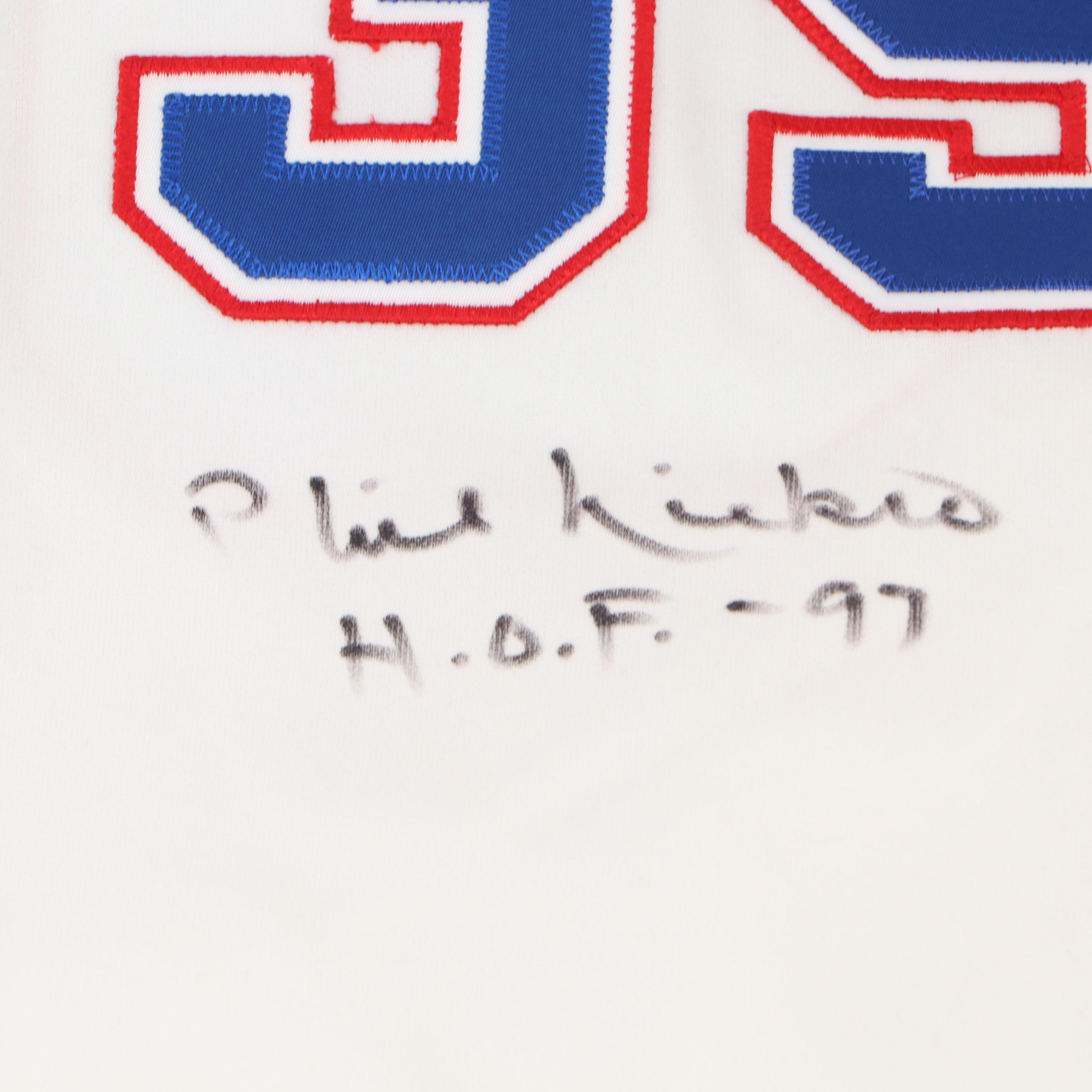 Gaylord Perry and Phil Niekro Signed Baseball Jerseys