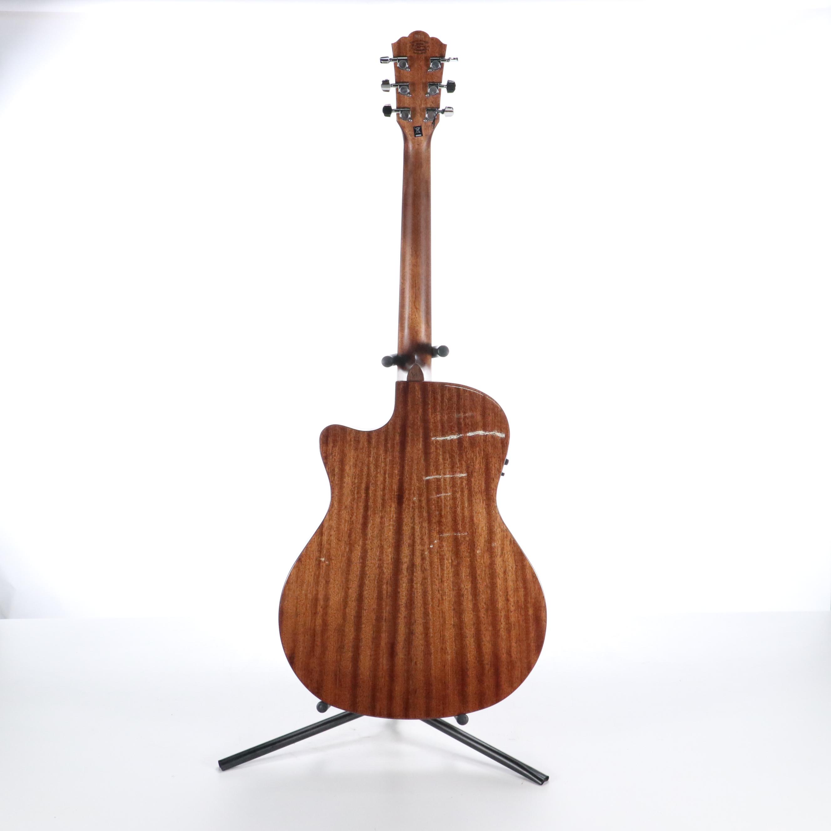 Washburn Woodline Series Single Cutaway Spruce Top Electric Acoustic Guitar