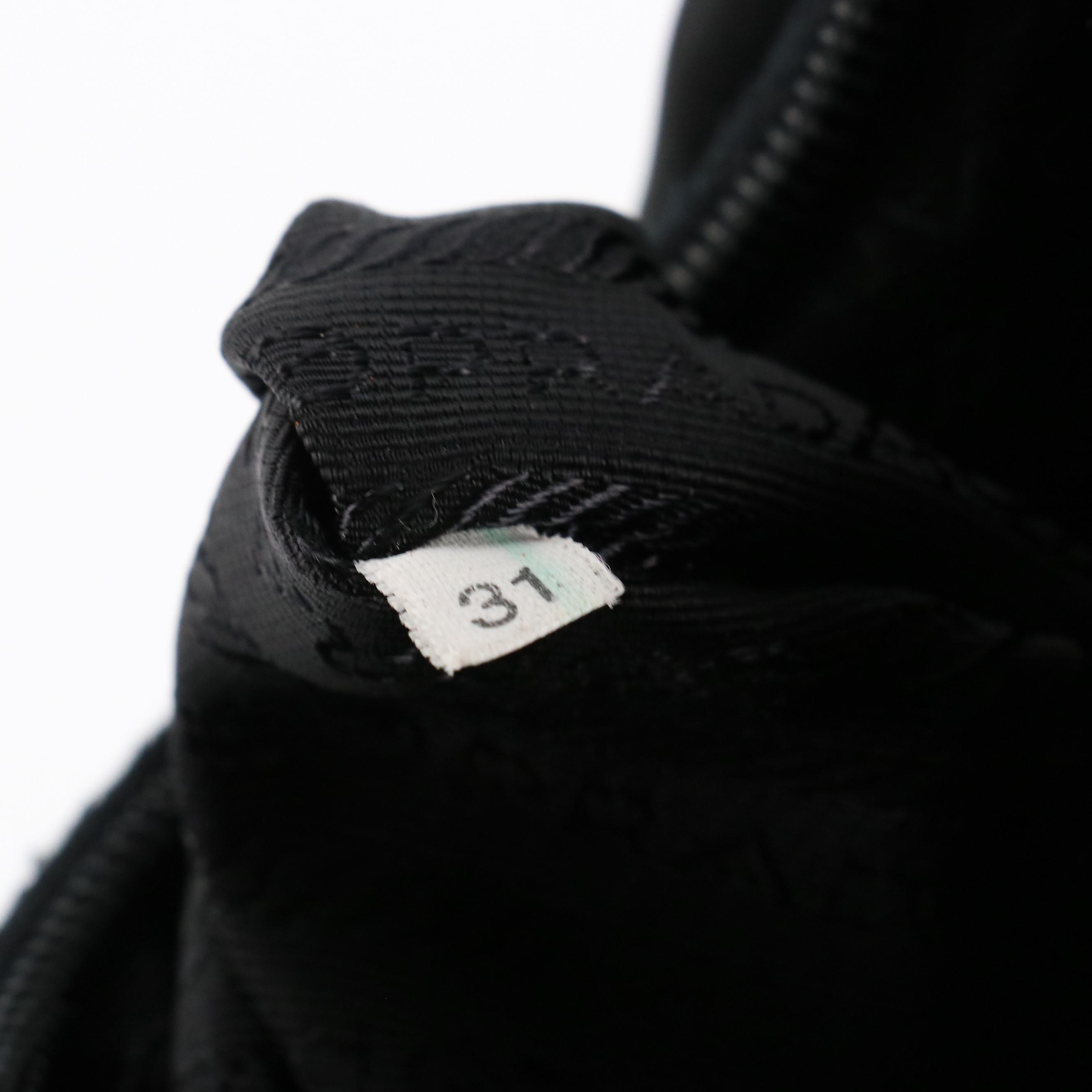 Prada Hobo Shoulder Bag in Black Nylon and Leather Trim