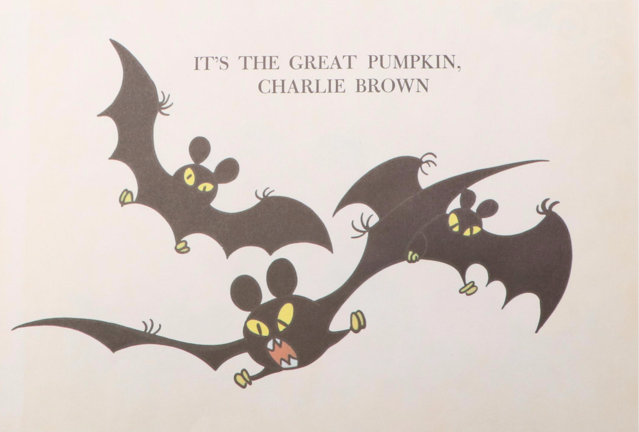 First Edition "It's The Great Pumpkin, Charlie Brown" by Charles M. Schulz, 1967