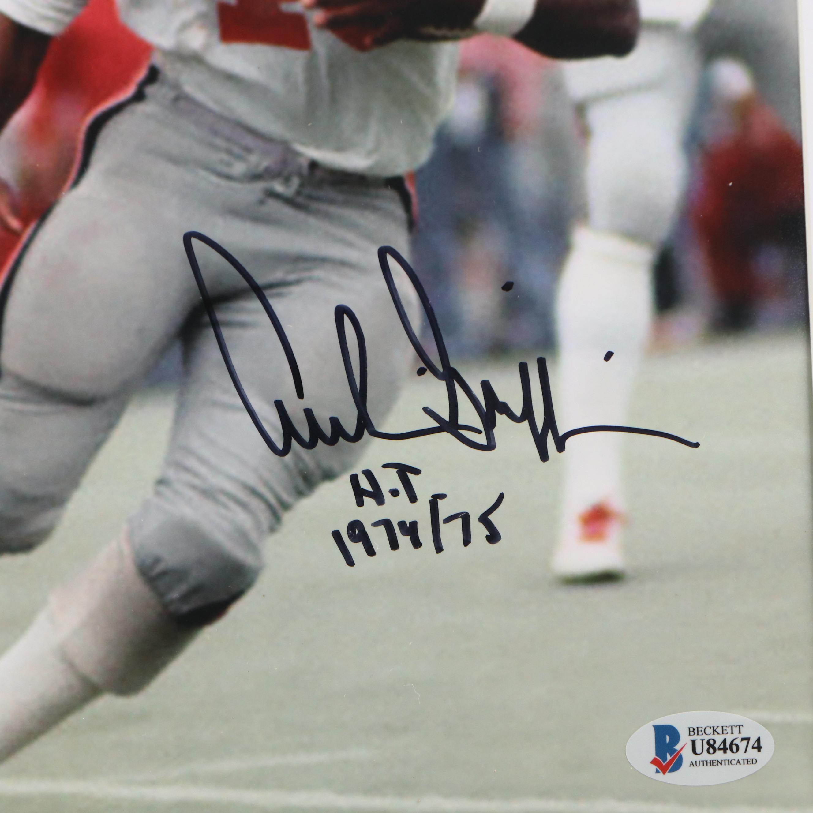 Archie Griffin Signed Ohio State Football Print in Matted Frame, Beckett