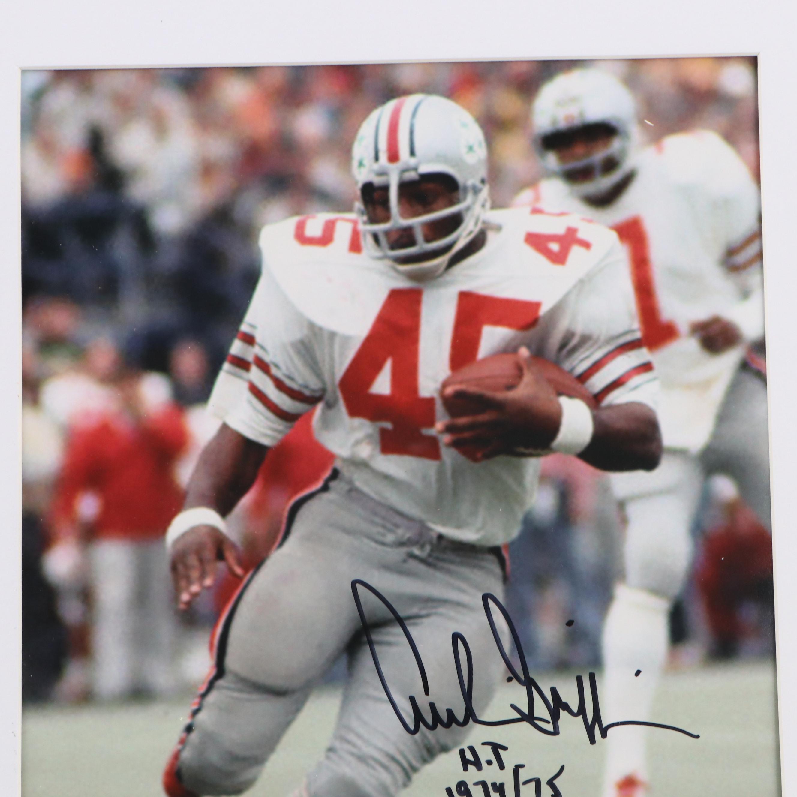 Archie Griffin Signed Ohio State Football Print in Matted Frame, Beckett