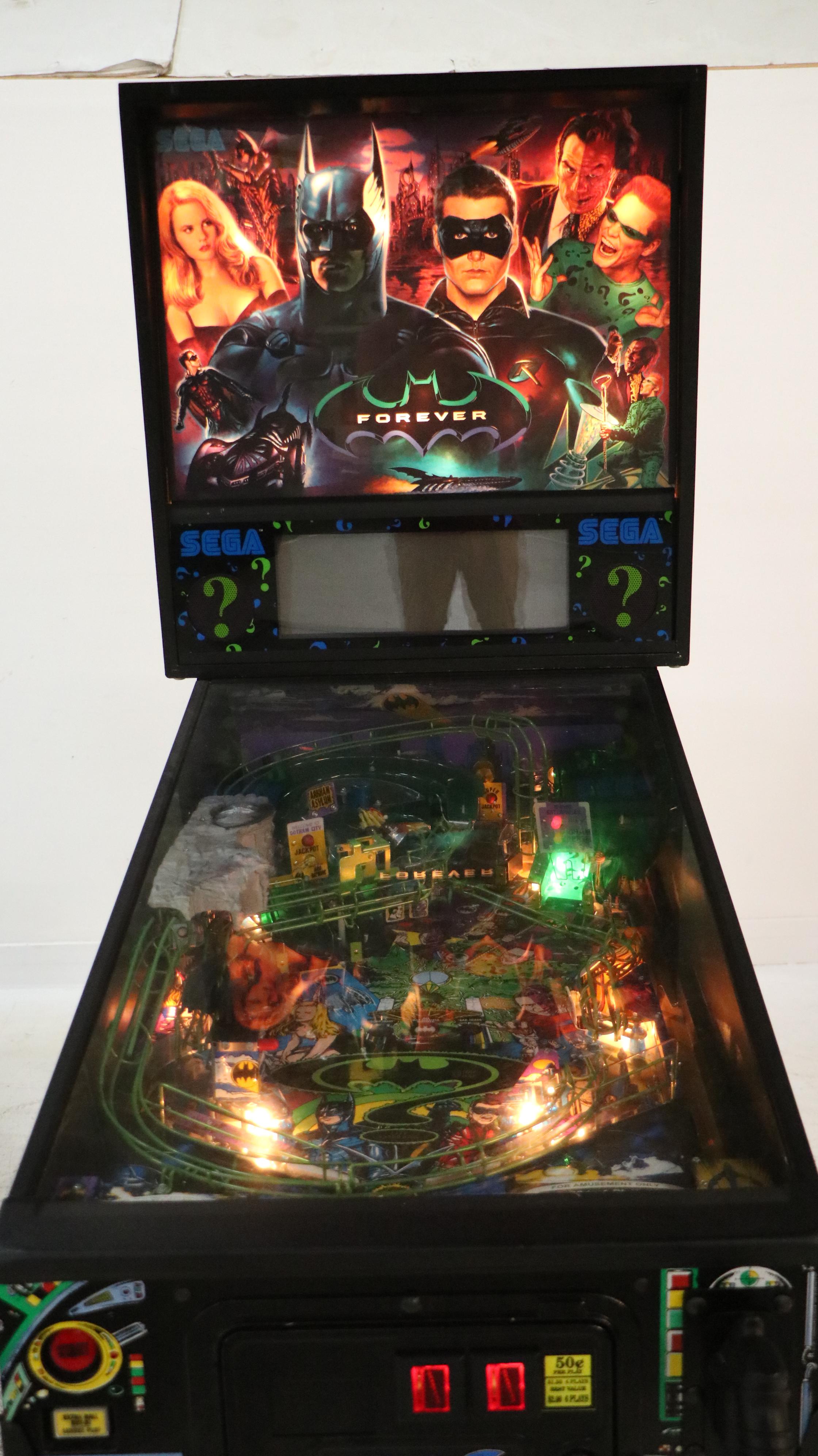 Sega "Batman Forever" Pinball Machine