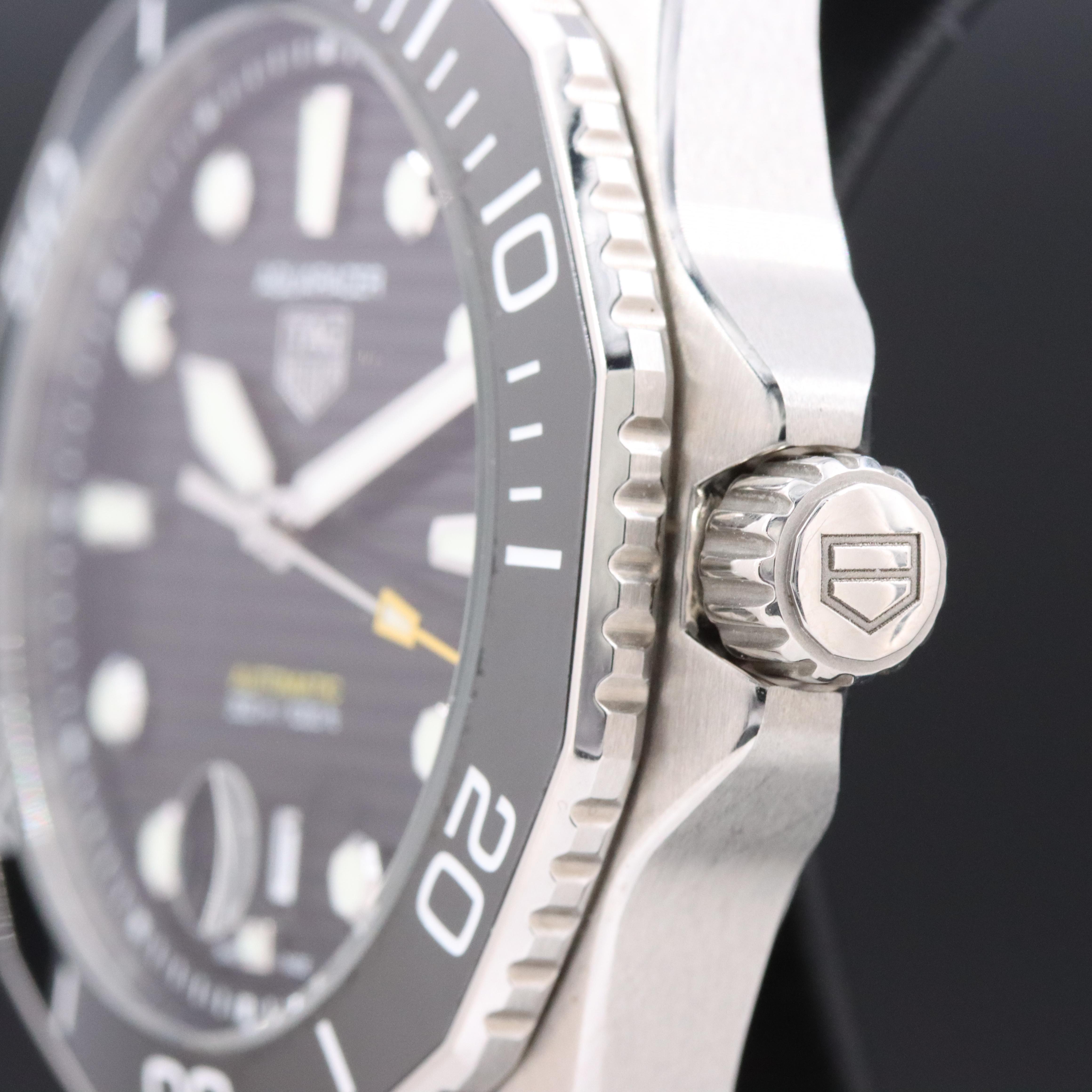 TAG Heuer Aquaracer Black 43mm Steel Automatic Watch WBF201A