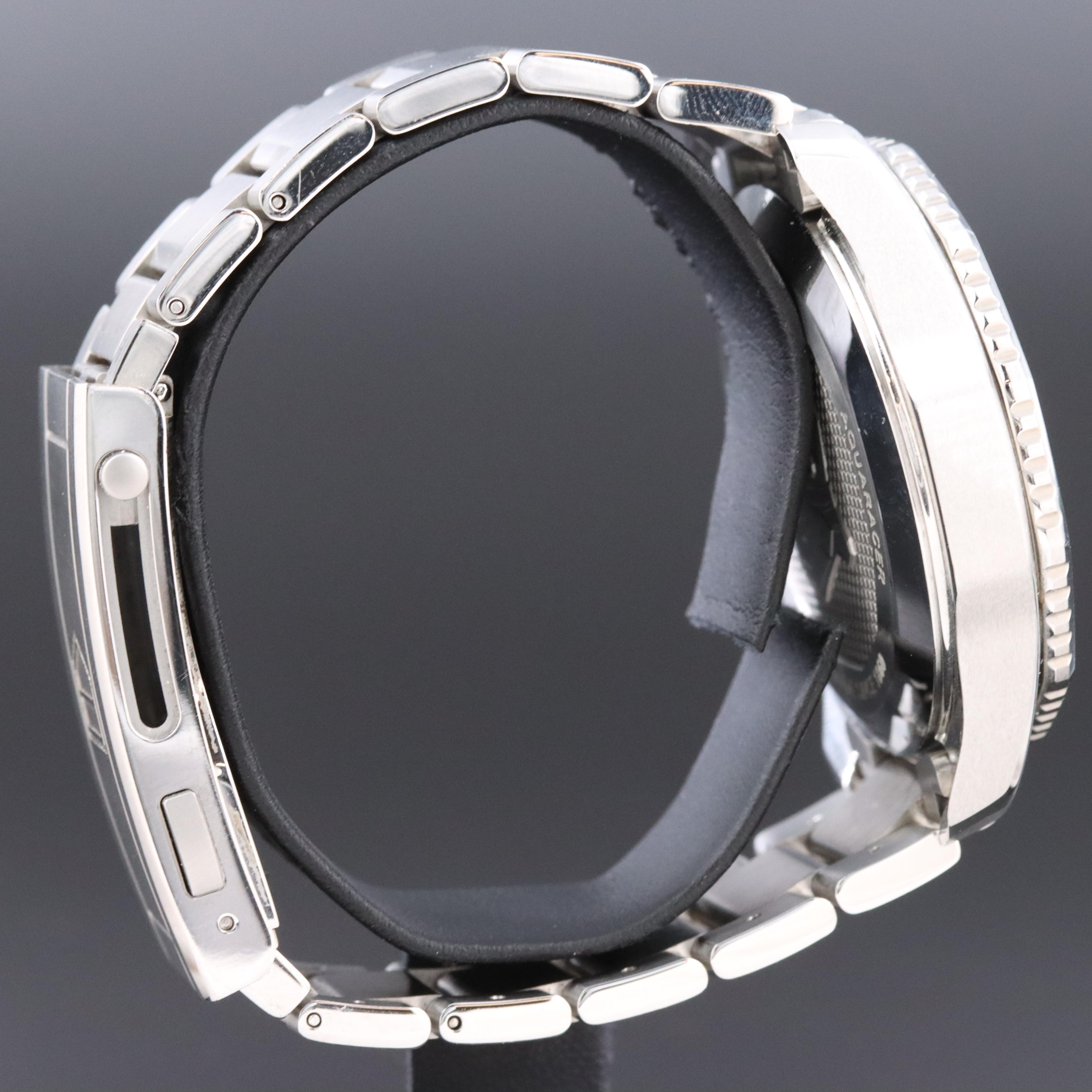 TAG Heuer Aquaracer Black 43mm Steel Automatic Watch WBF201A