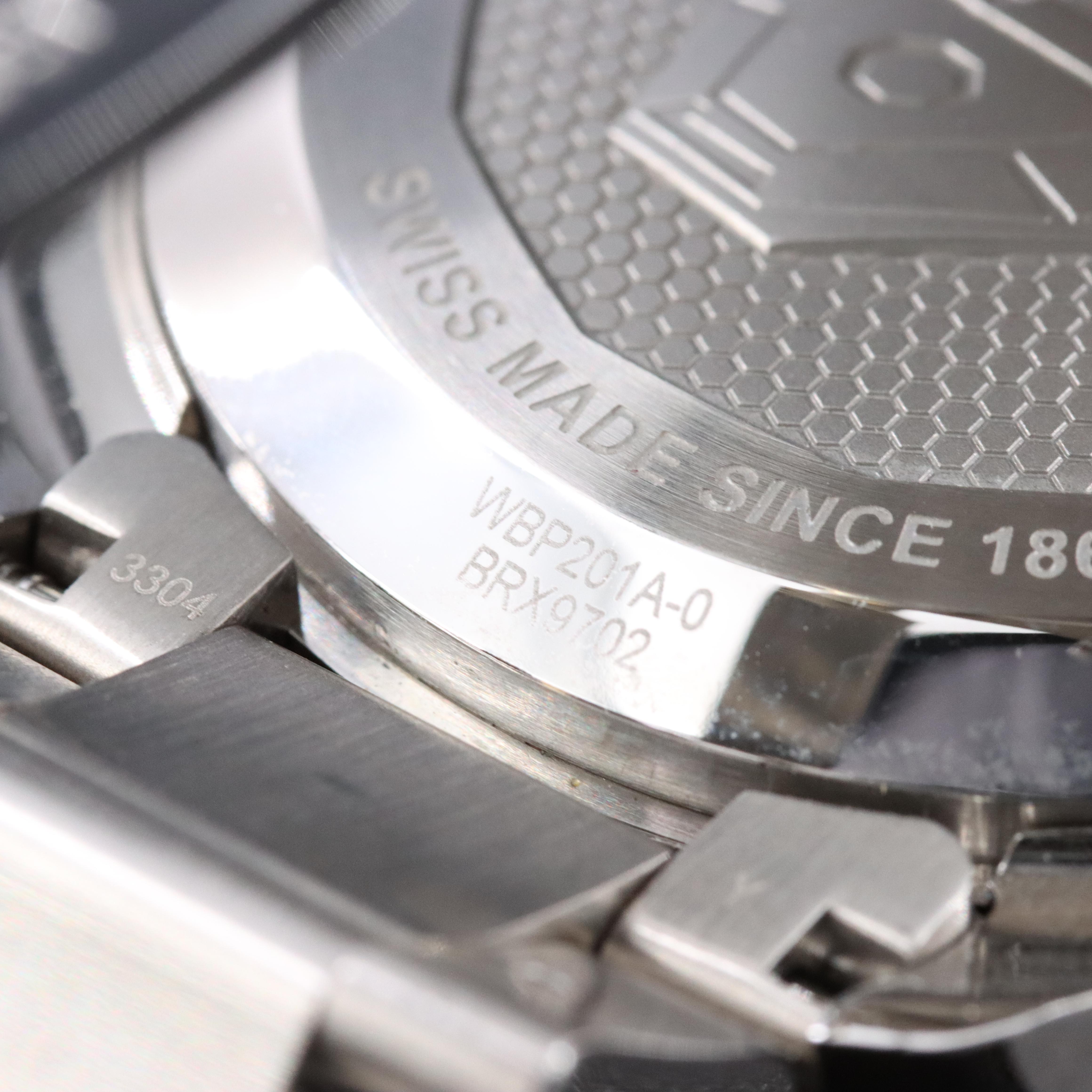 TAG Heuer Aquaracer Black 43mm Steel Automatic Watch WBF201A