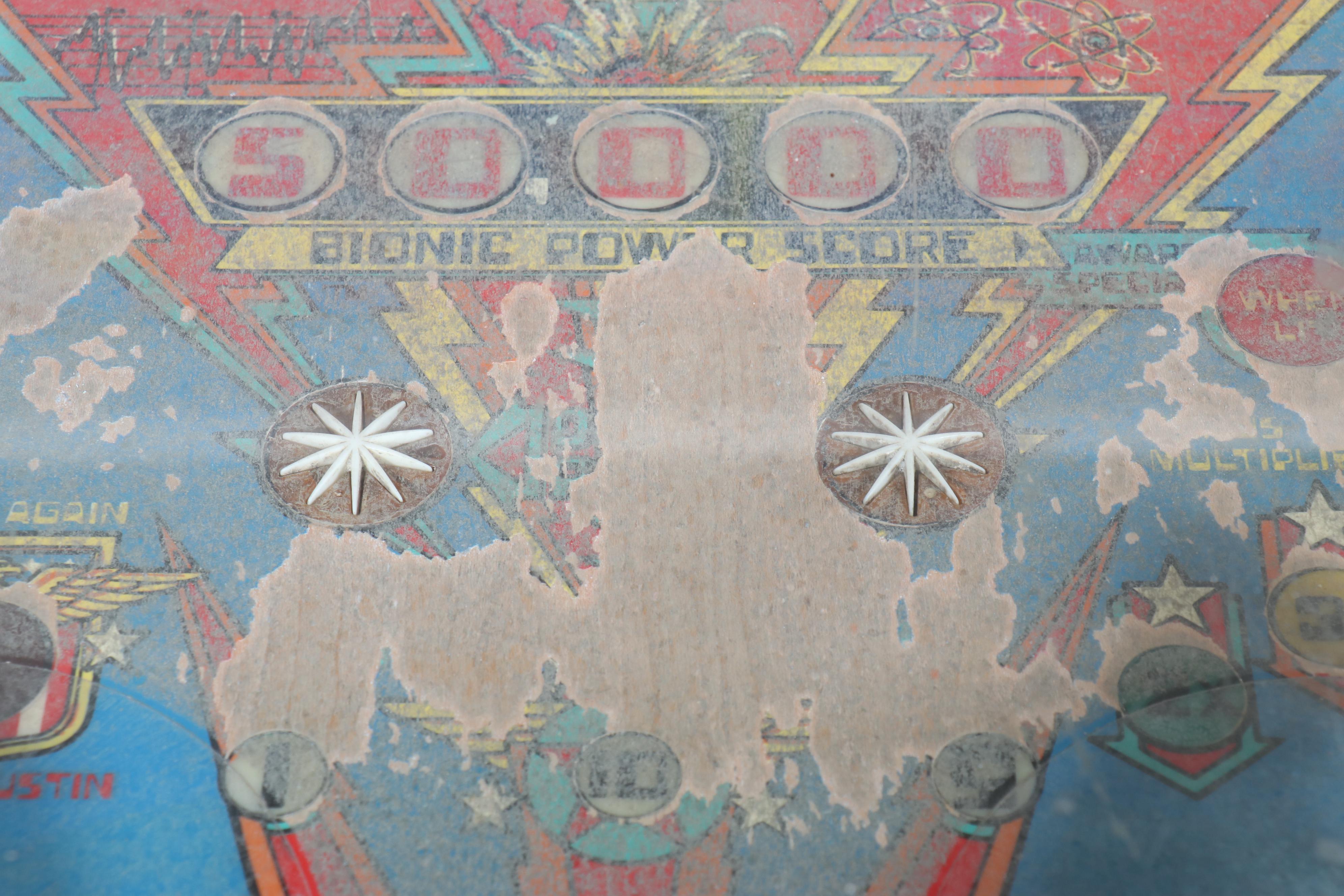 Bally "The Six Million Dollar Man" Pinball Machine, 1978