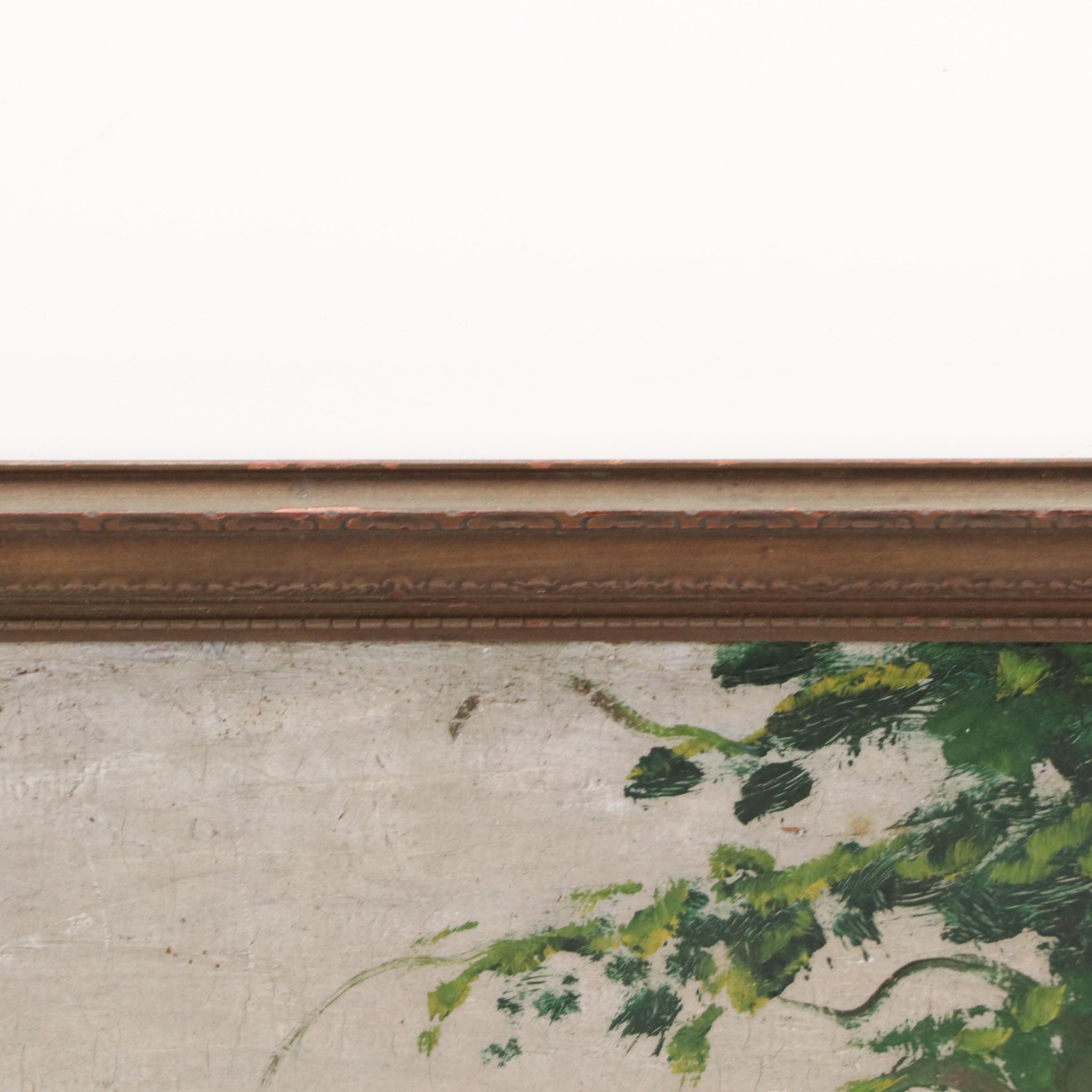 Harrison J. Maxwell Landscape Oil Painting "Rocky Fork, Near Gahanna"