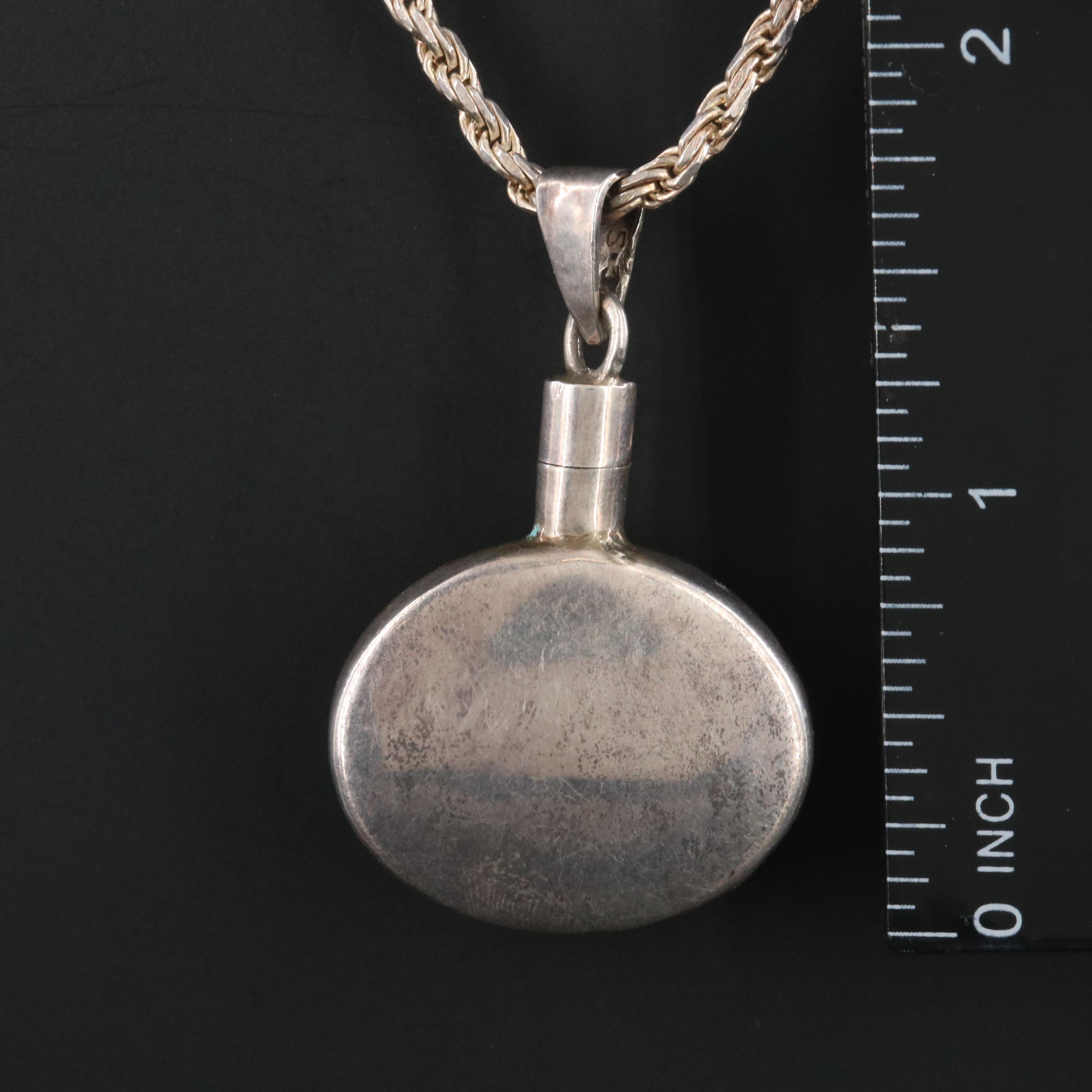 Sterling Pendant Necklaces and Bracelet with 800 Silver