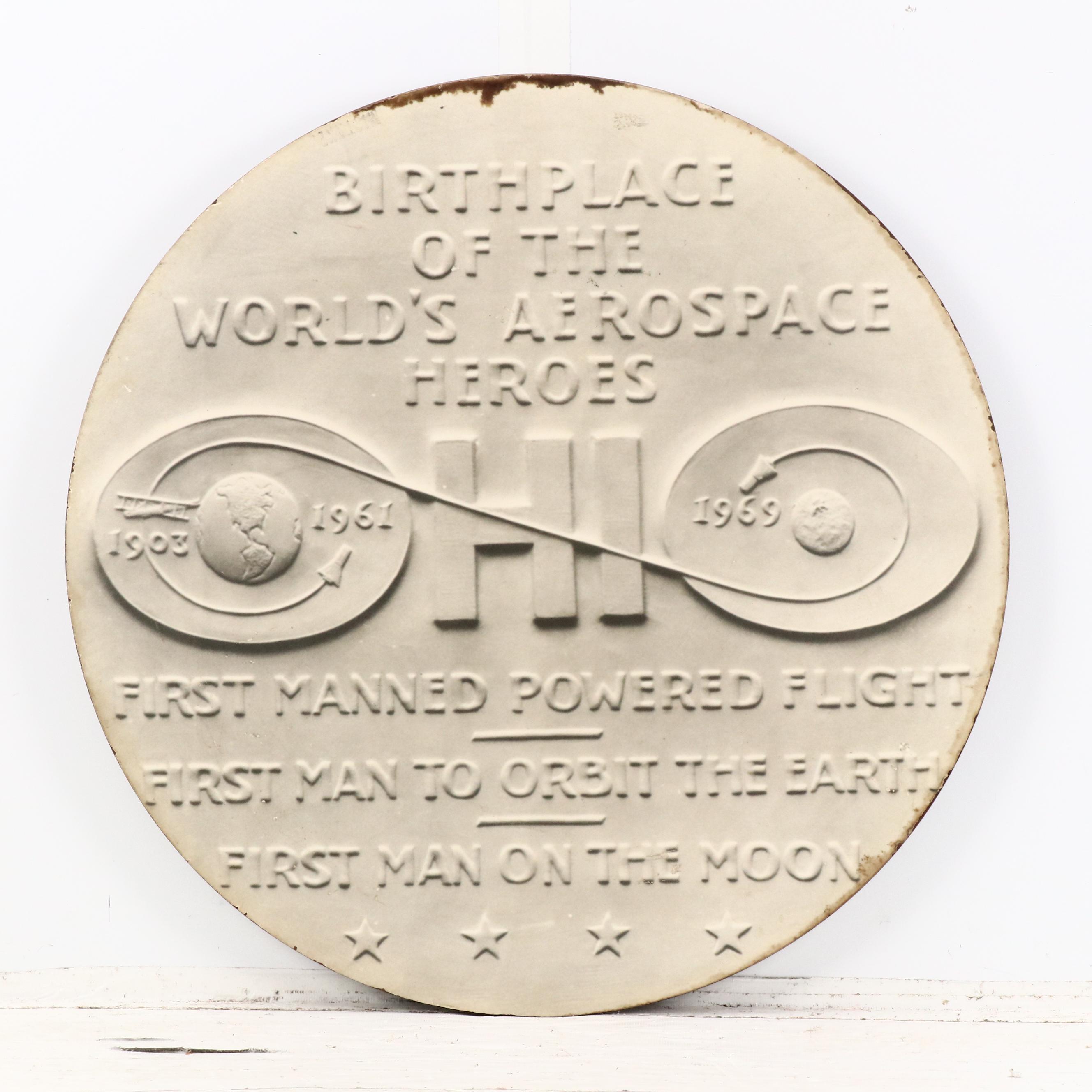 Prints After Ralph Menconi "Ohio's Aerospace Pioneers" Bronze Medal, 1970