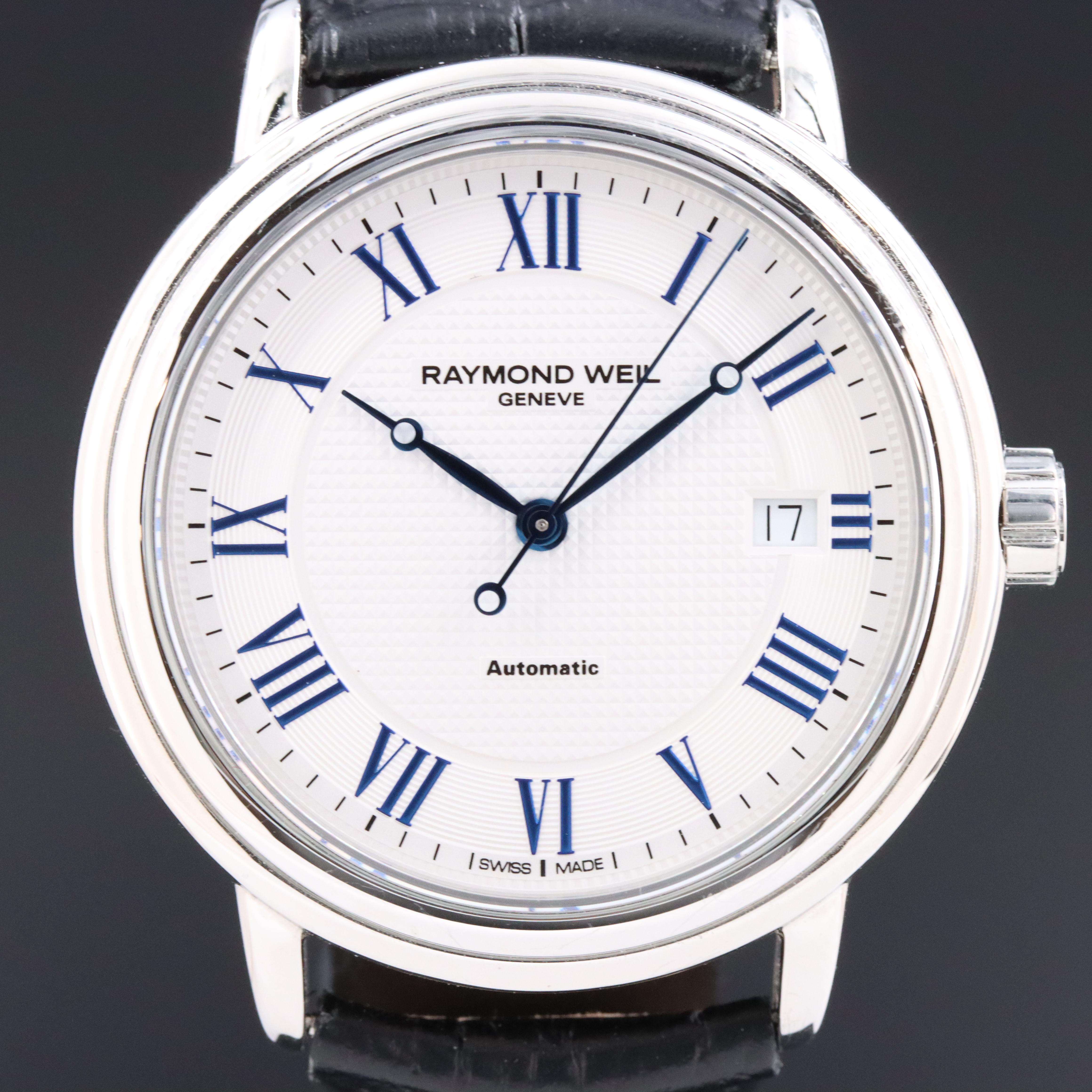 Raymond Weil Maestro Roman Numeral 39mm Steel Automatic Watch ref.28371