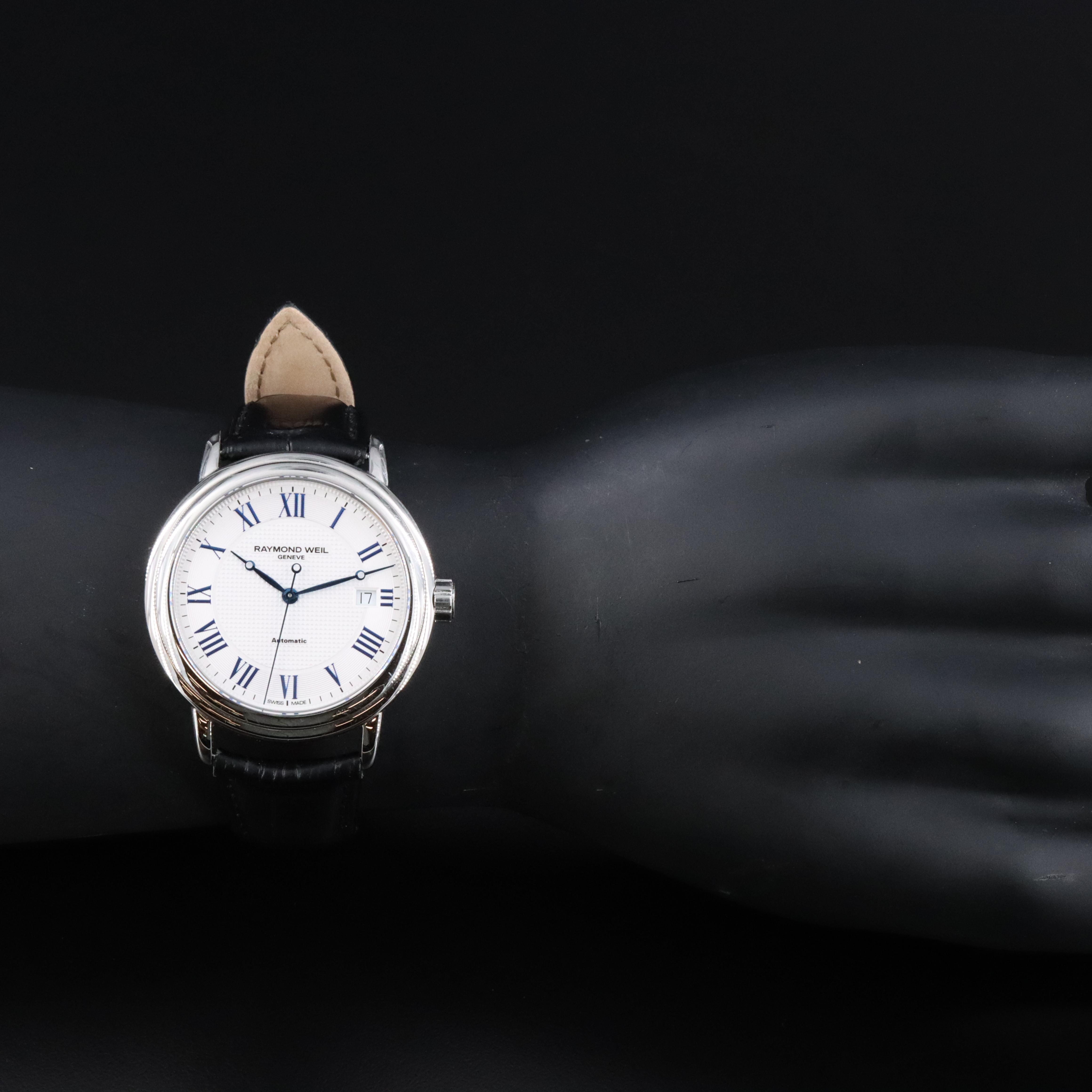 Raymond Weil Maestro Roman Numeral 39mm Steel Automatic Watch ref.28371