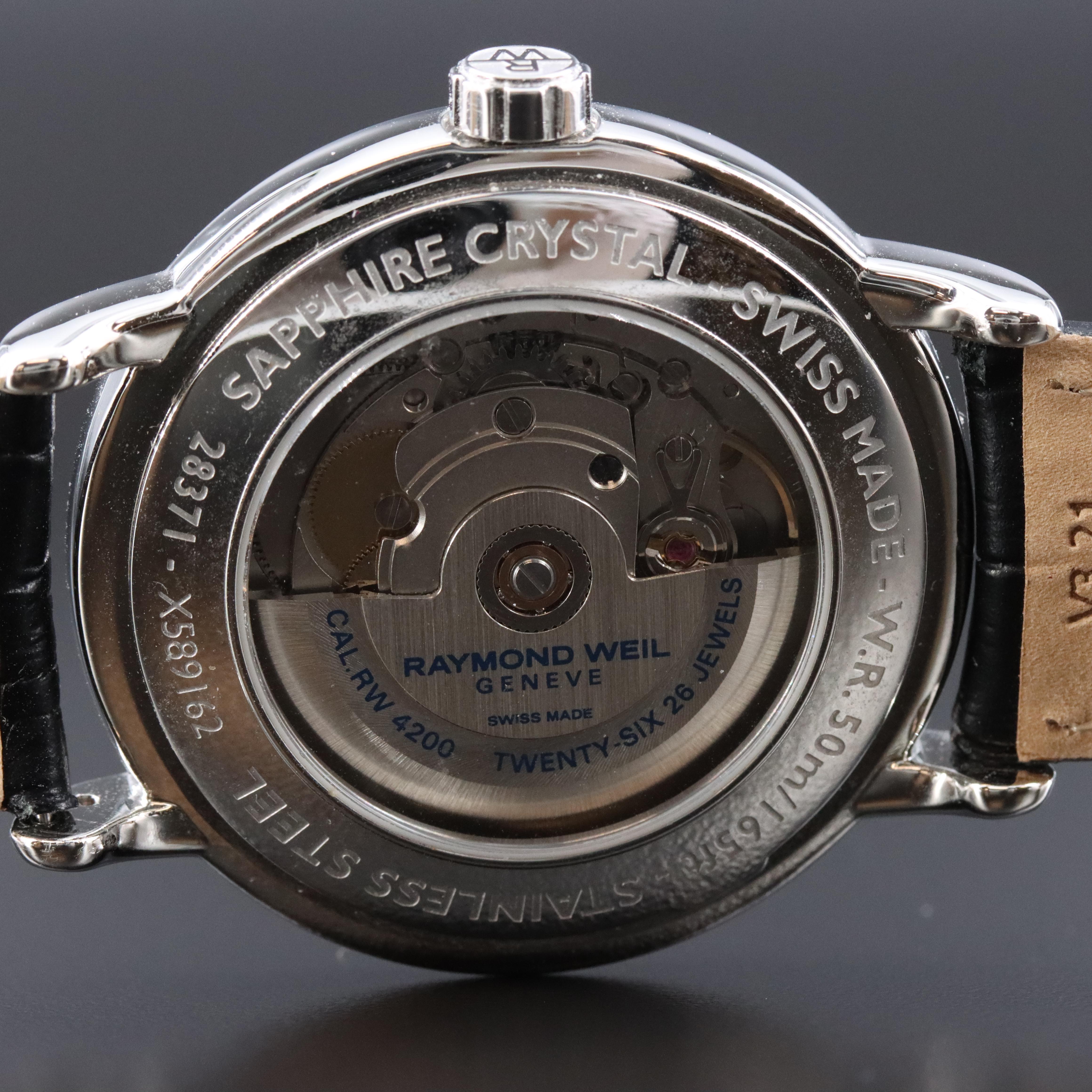 Raymond Weil Maestro Roman Numeral 39mm Steel Automatic Watch ref.28371