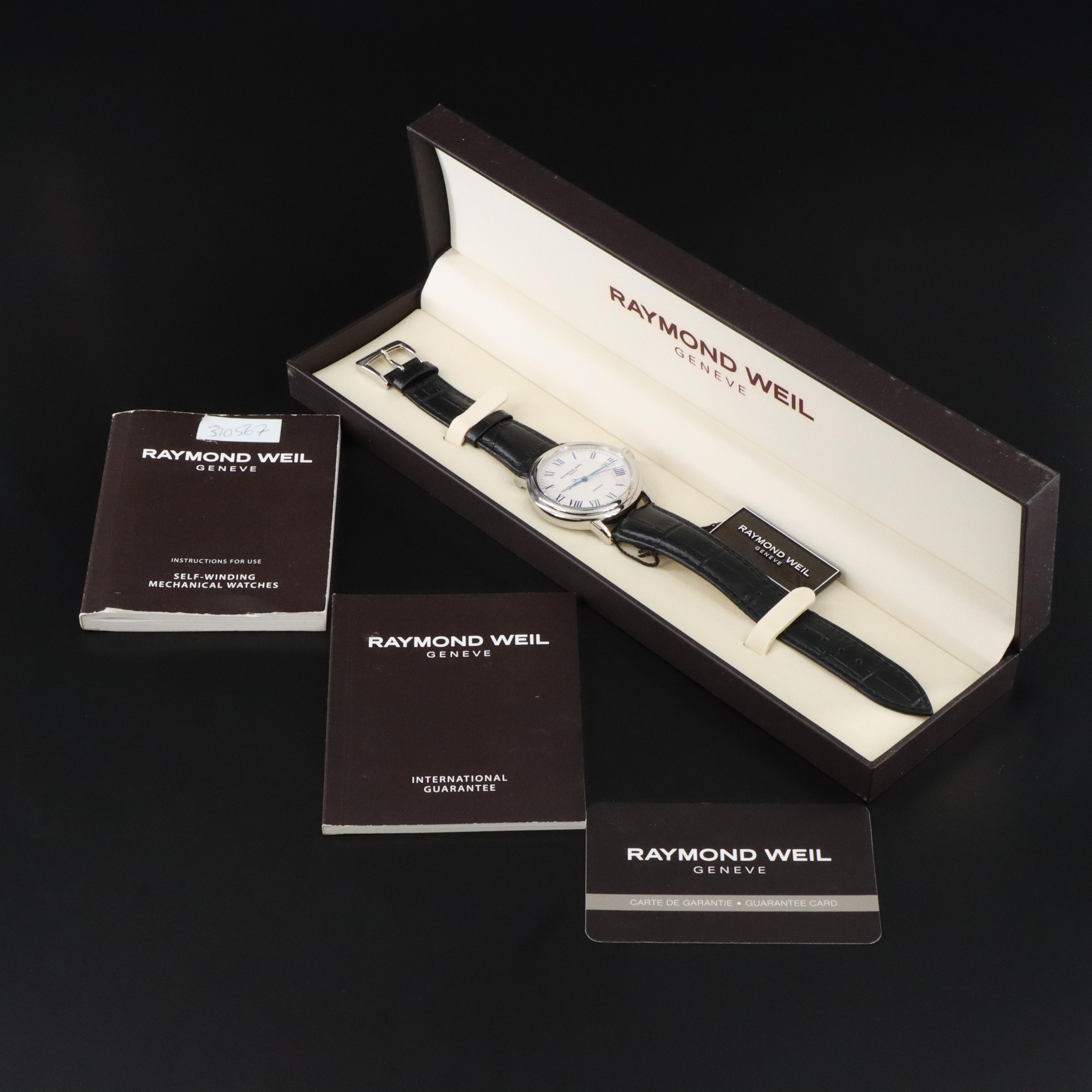 Raymond Weil Maestro Roman Numeral 39mm Steel Automatic Watch ref.28371