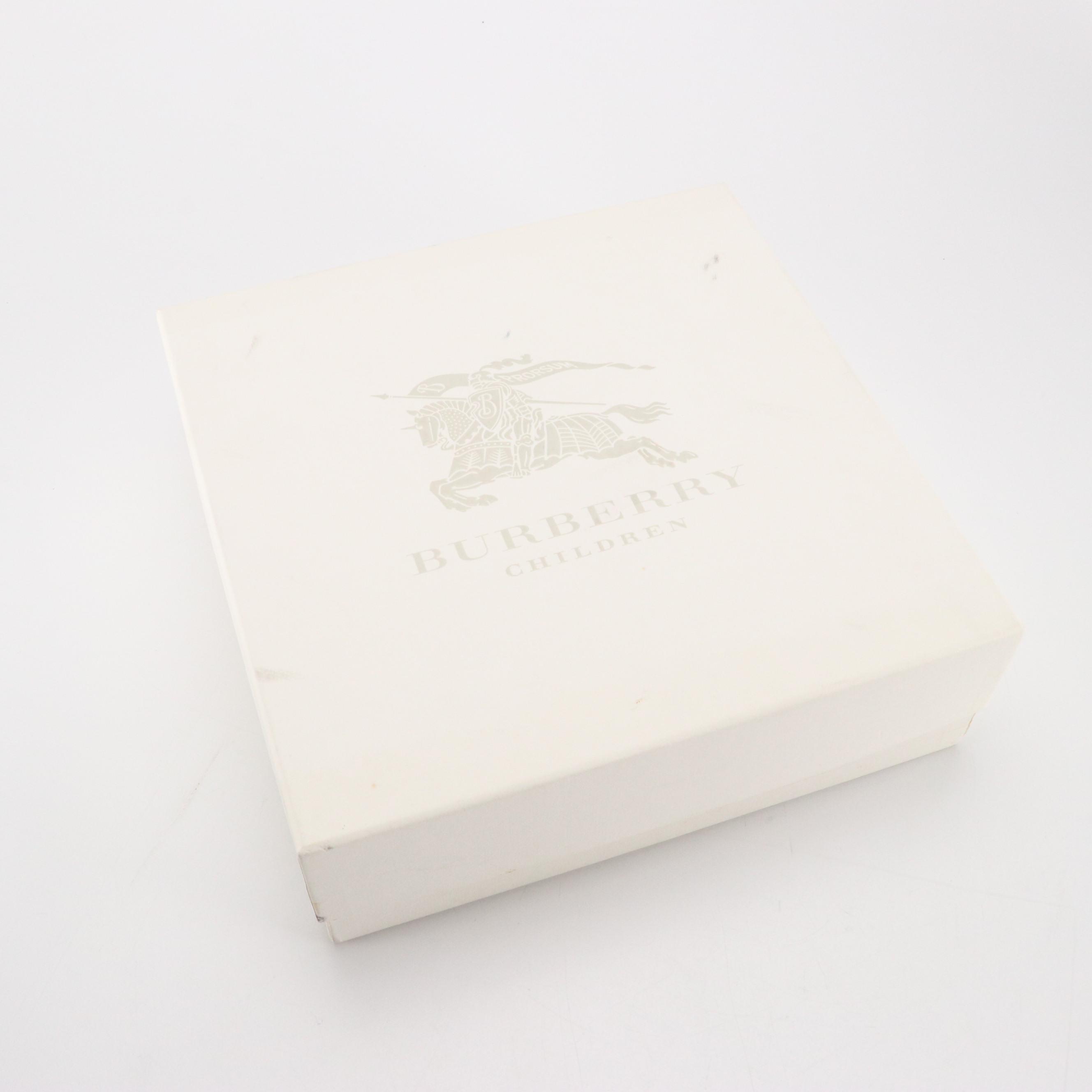 Burberry Children 'Cat Crossbody' in House Check Canvas and Leather, With Box