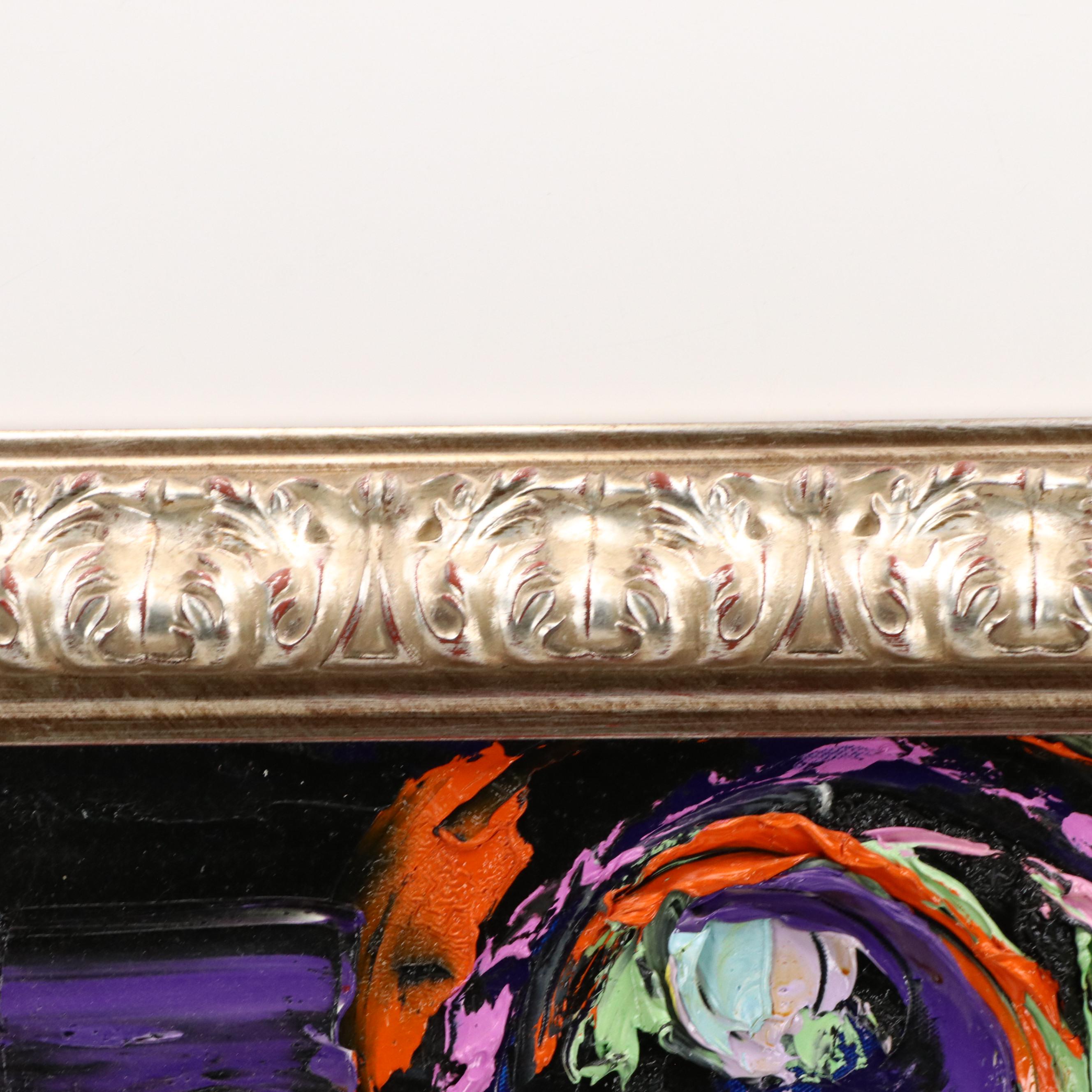 Gayle Gillette Hummel Impasto Oil Painting of Clarinet Player