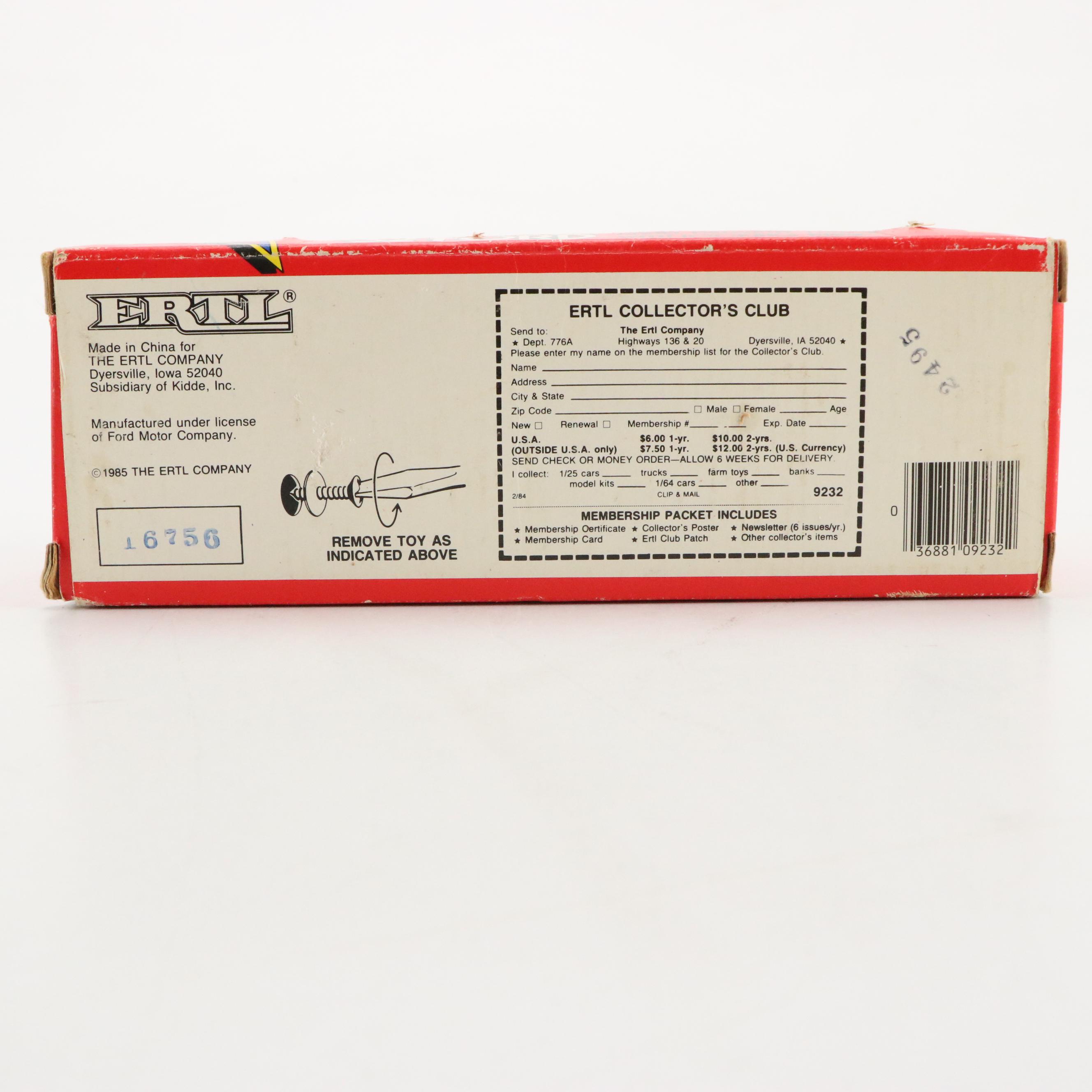 ERTL Limited Edition 1932 Ford Panel Delivery Truck Collector's Bank