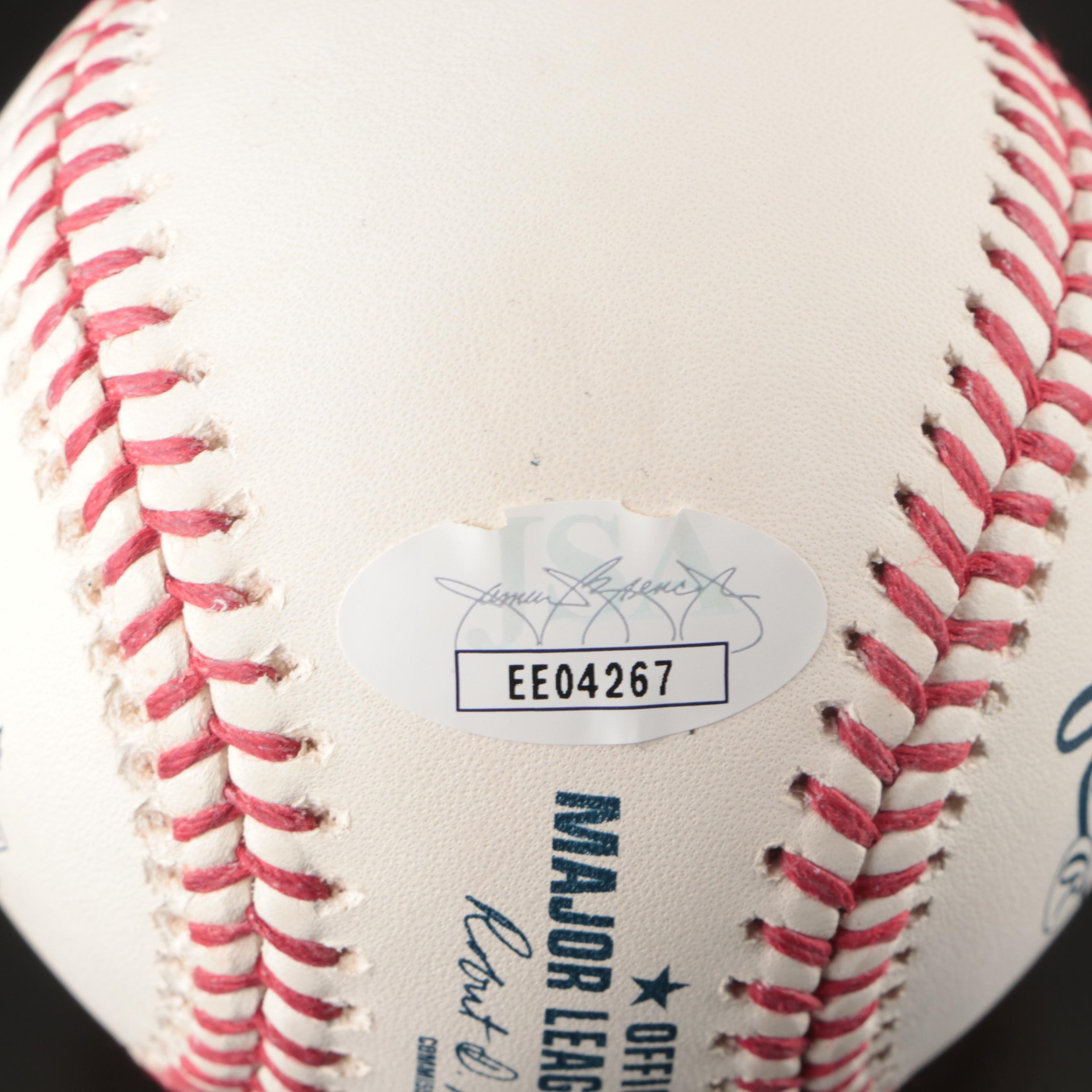 Bronson Arroyo Signed Rawlings Official Major League Baseball, JSA