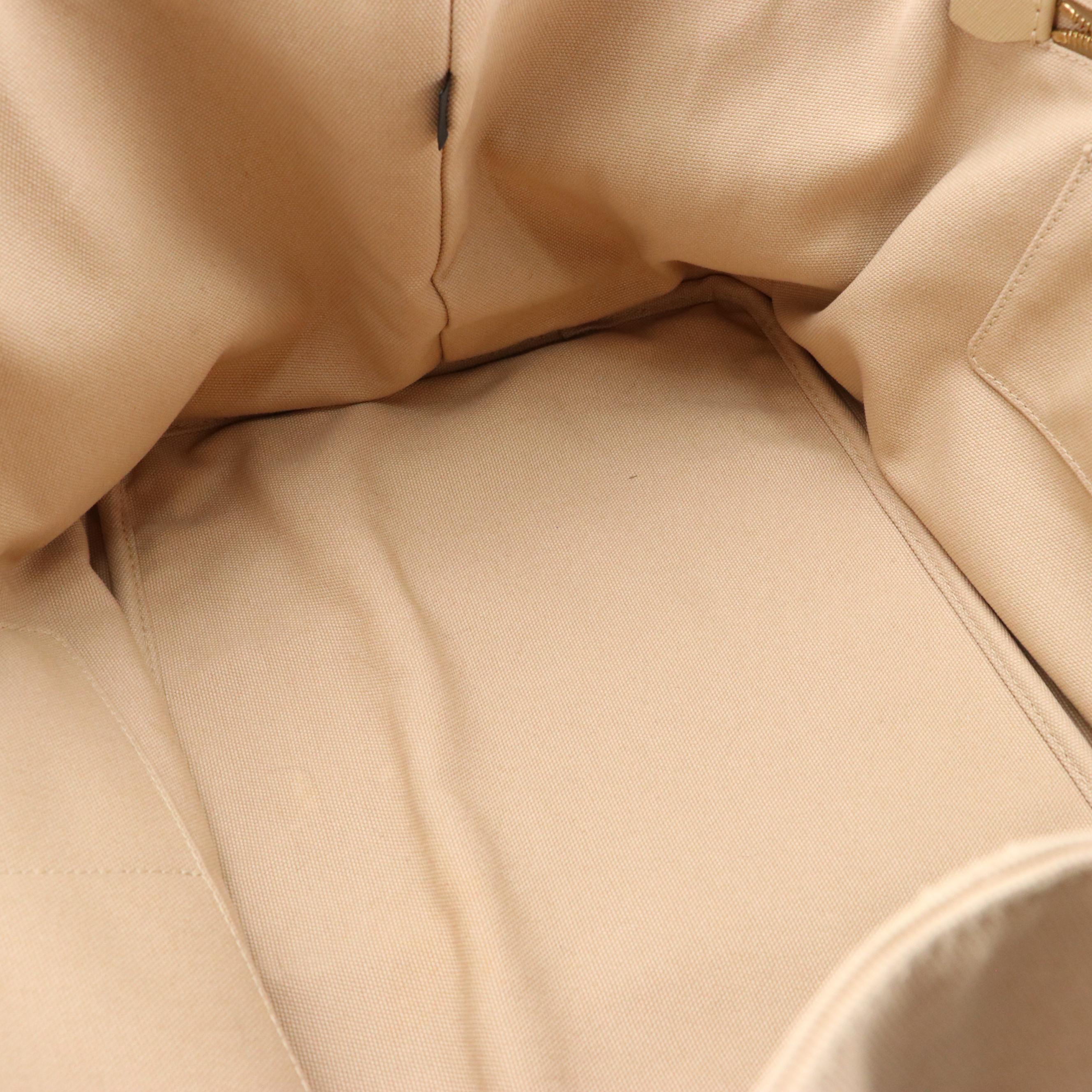 Prada Large Canapa Bijoux Tote in Crystal Studded Desert Canvas