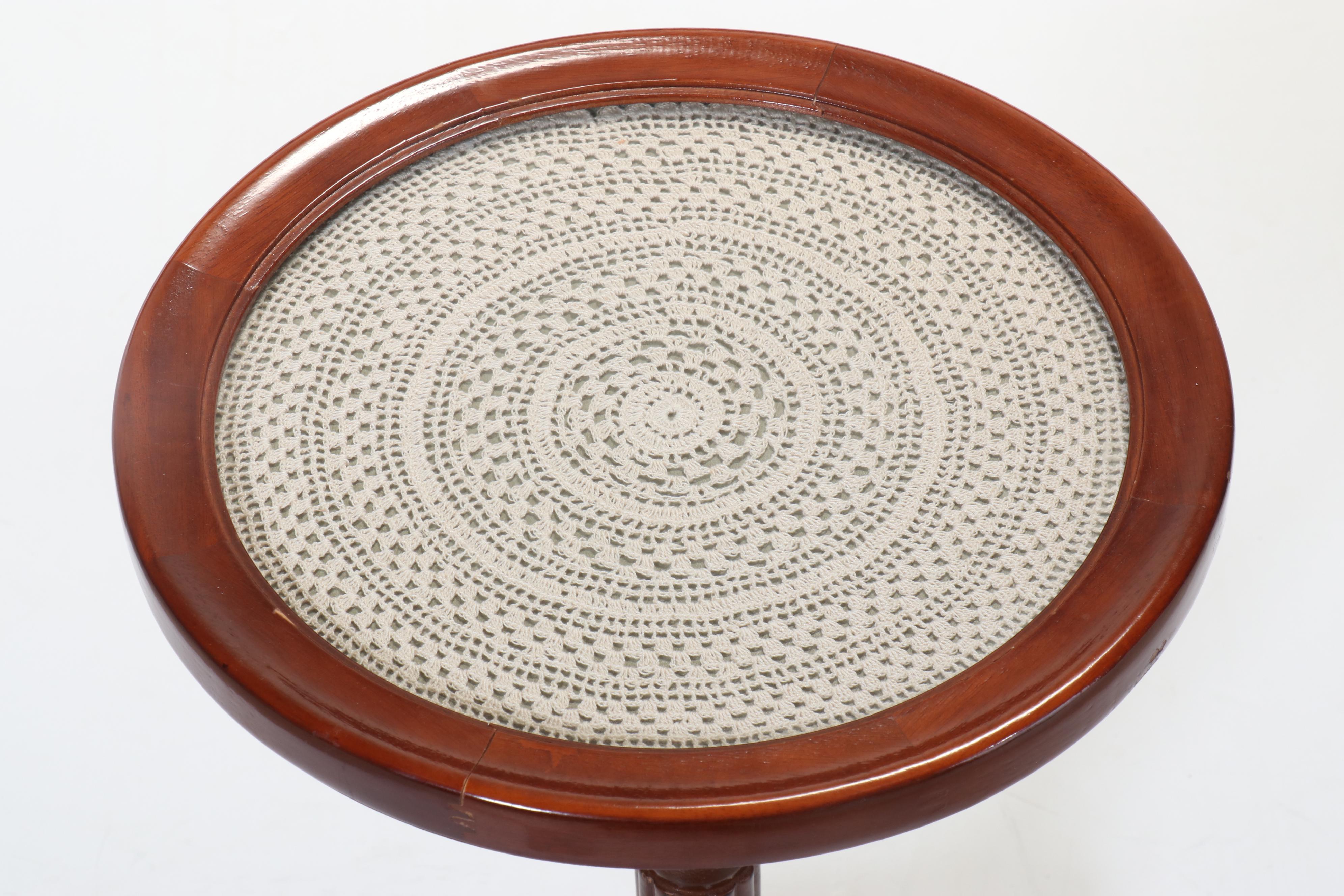 The Bombay Company Mahogany Accent Table