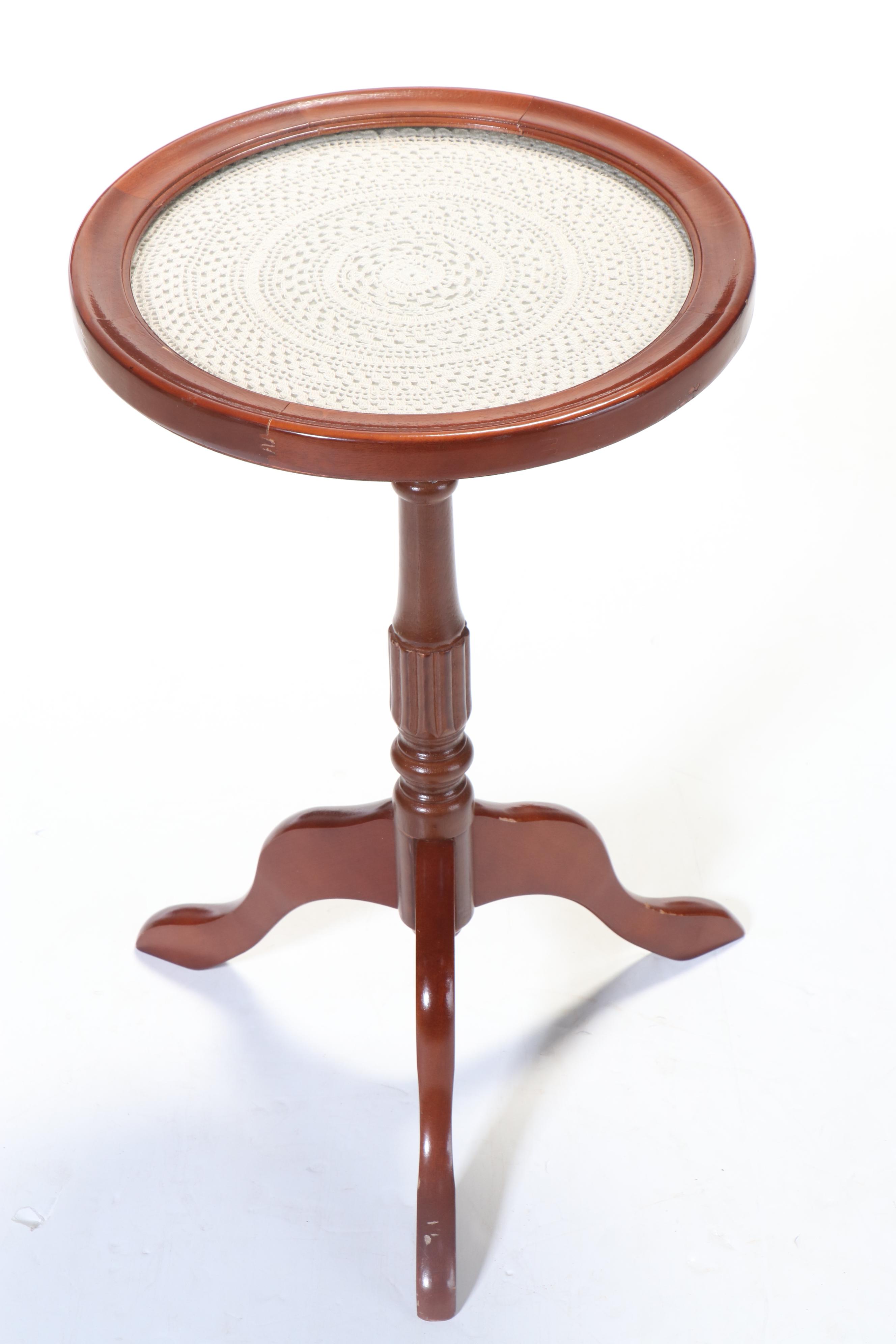 The Bombay Company Mahogany Accent Table